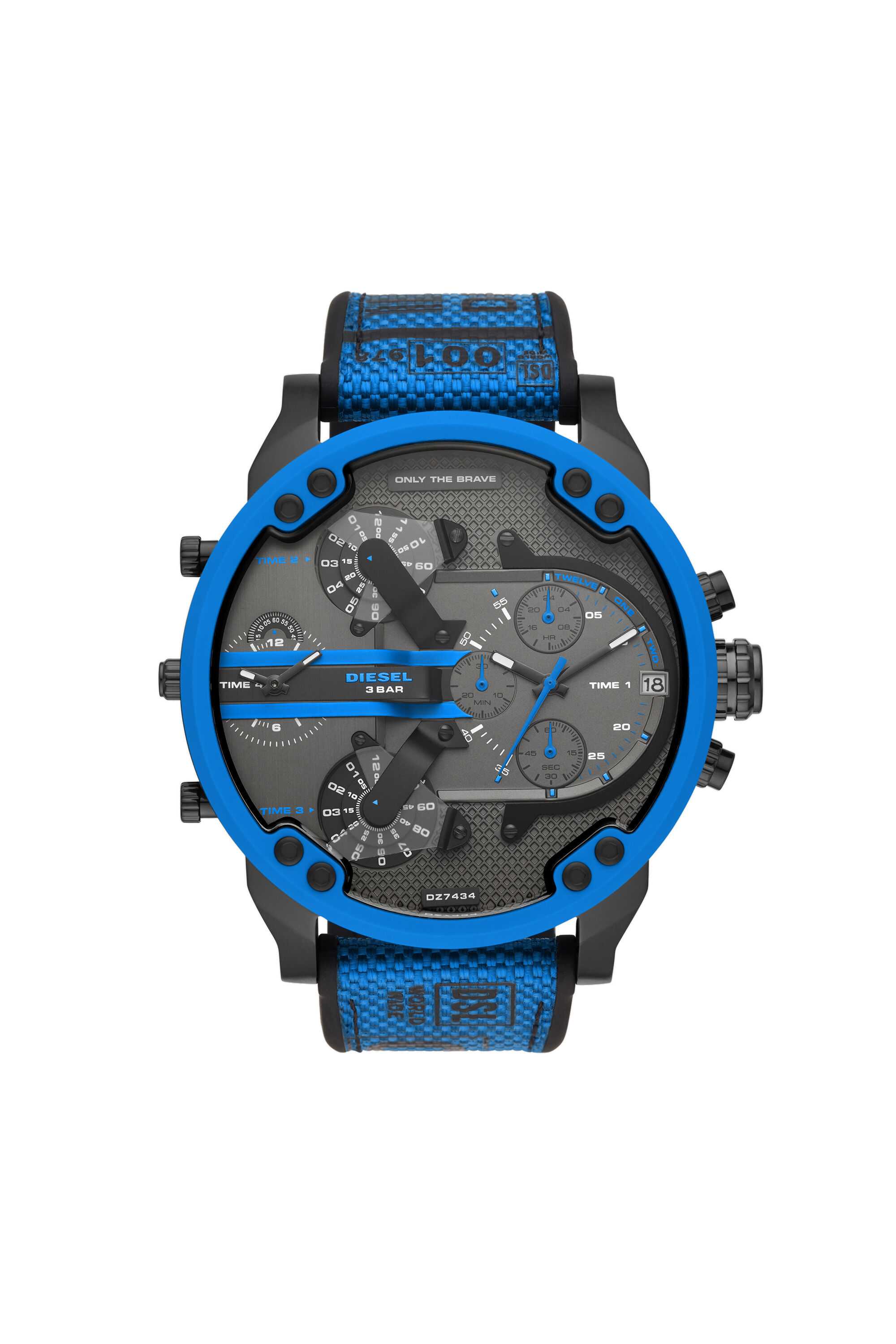 Diesel cheap blue watch