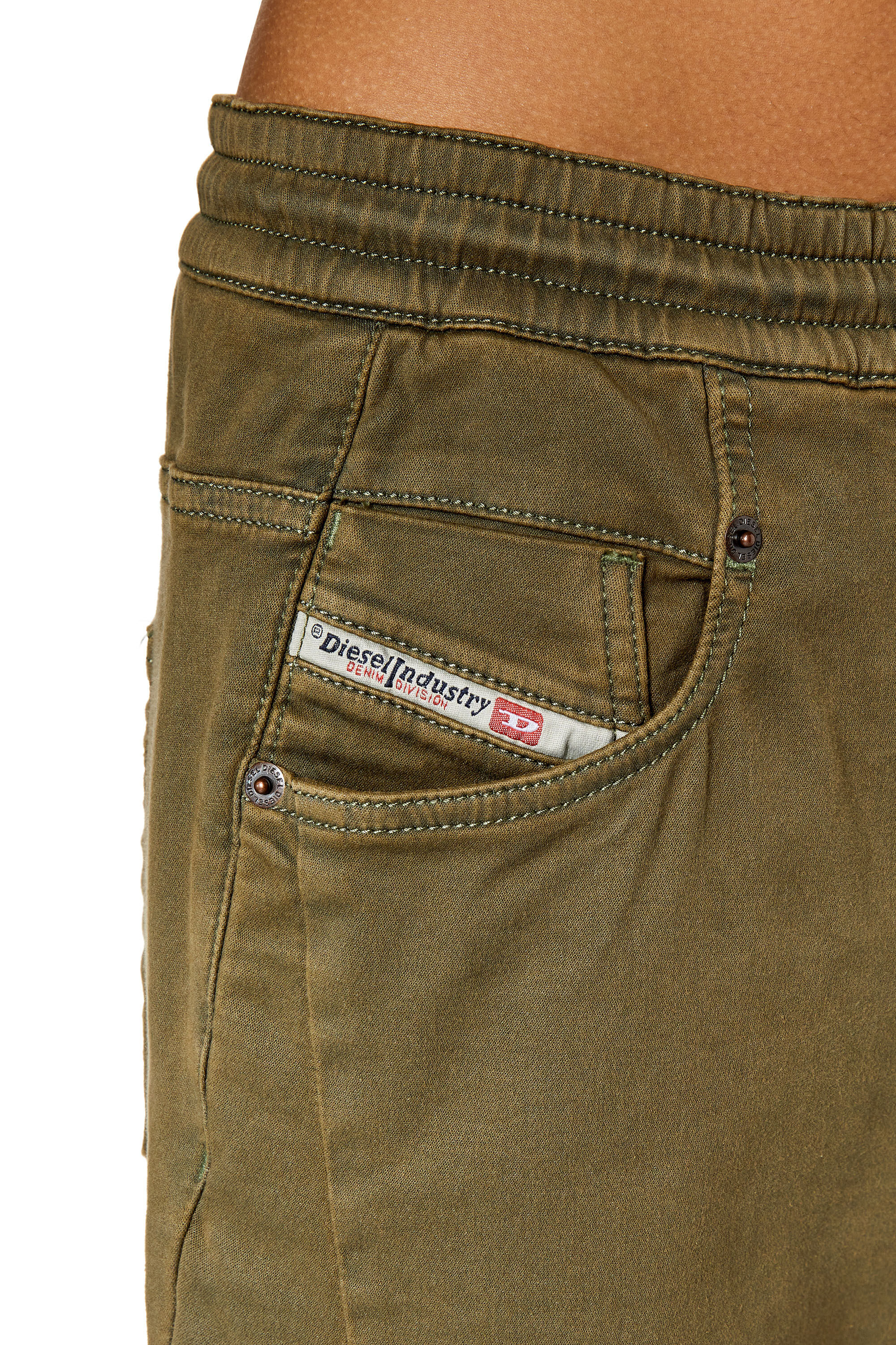 Diesel - Boyfriend Fayza JoggJeans® 068DY, Military Green - Image 5