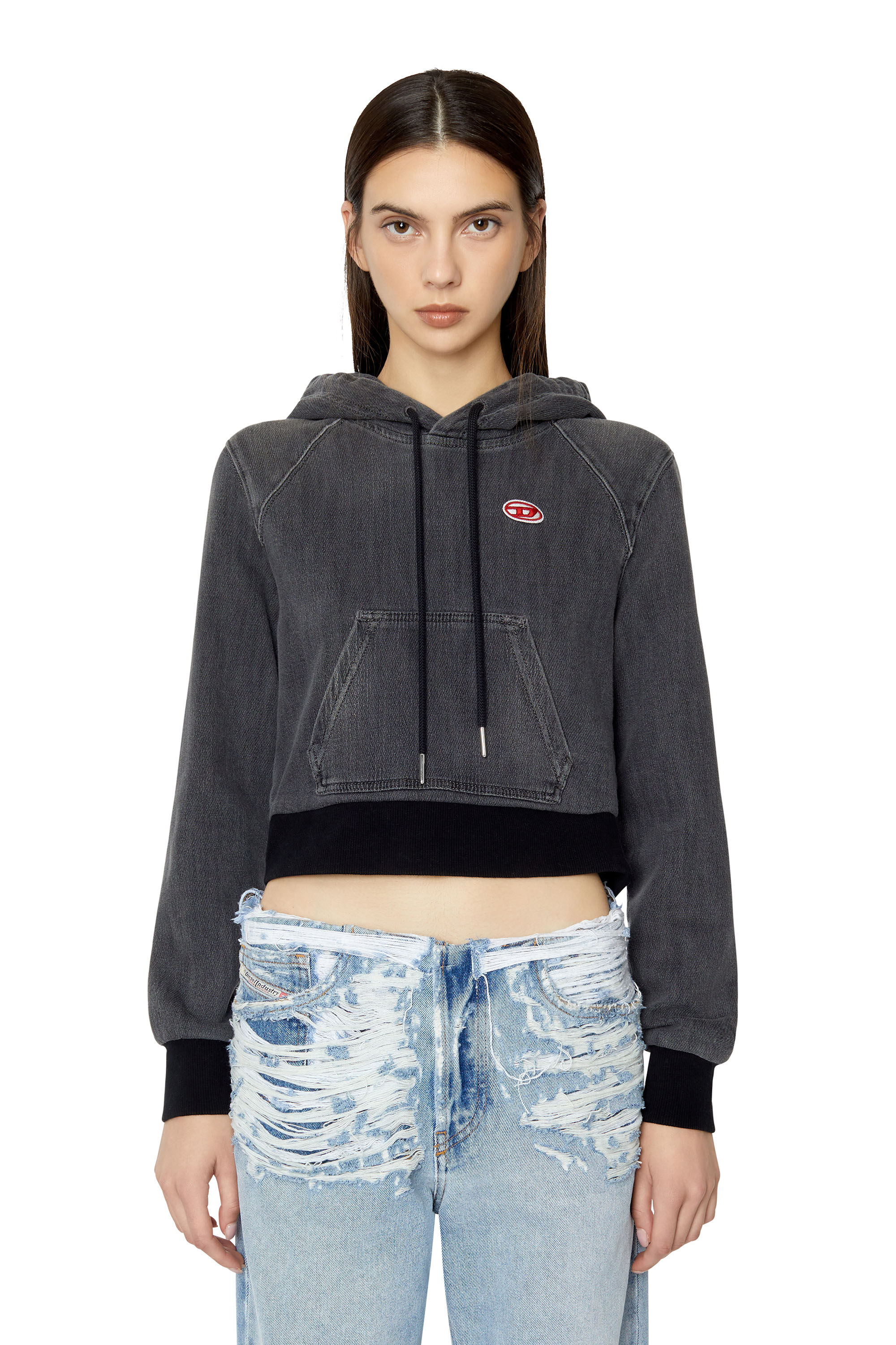Champion sweater crop top store 80