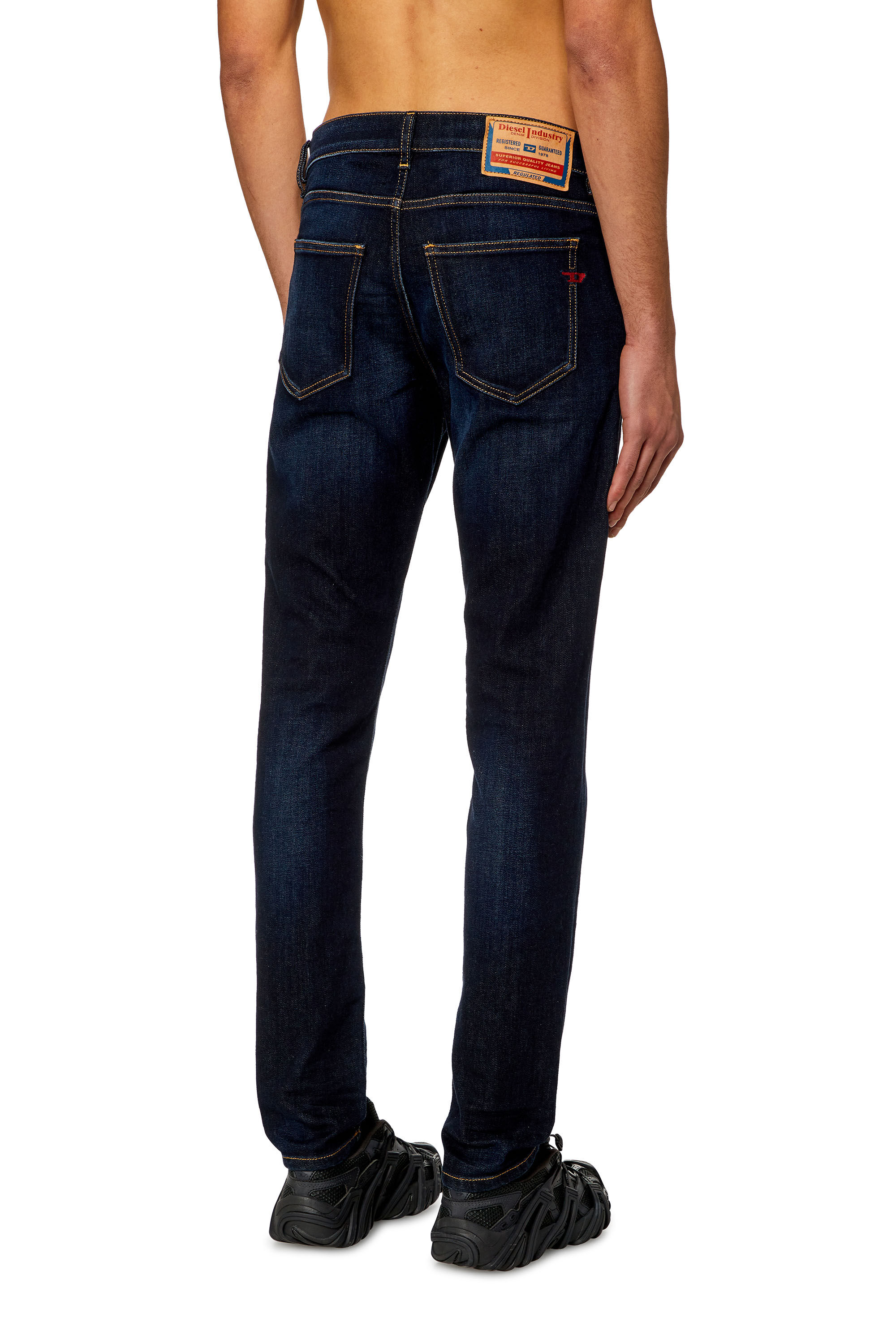 Men s Slim Jeans Dark Blue Diesel 2019 D Strukt