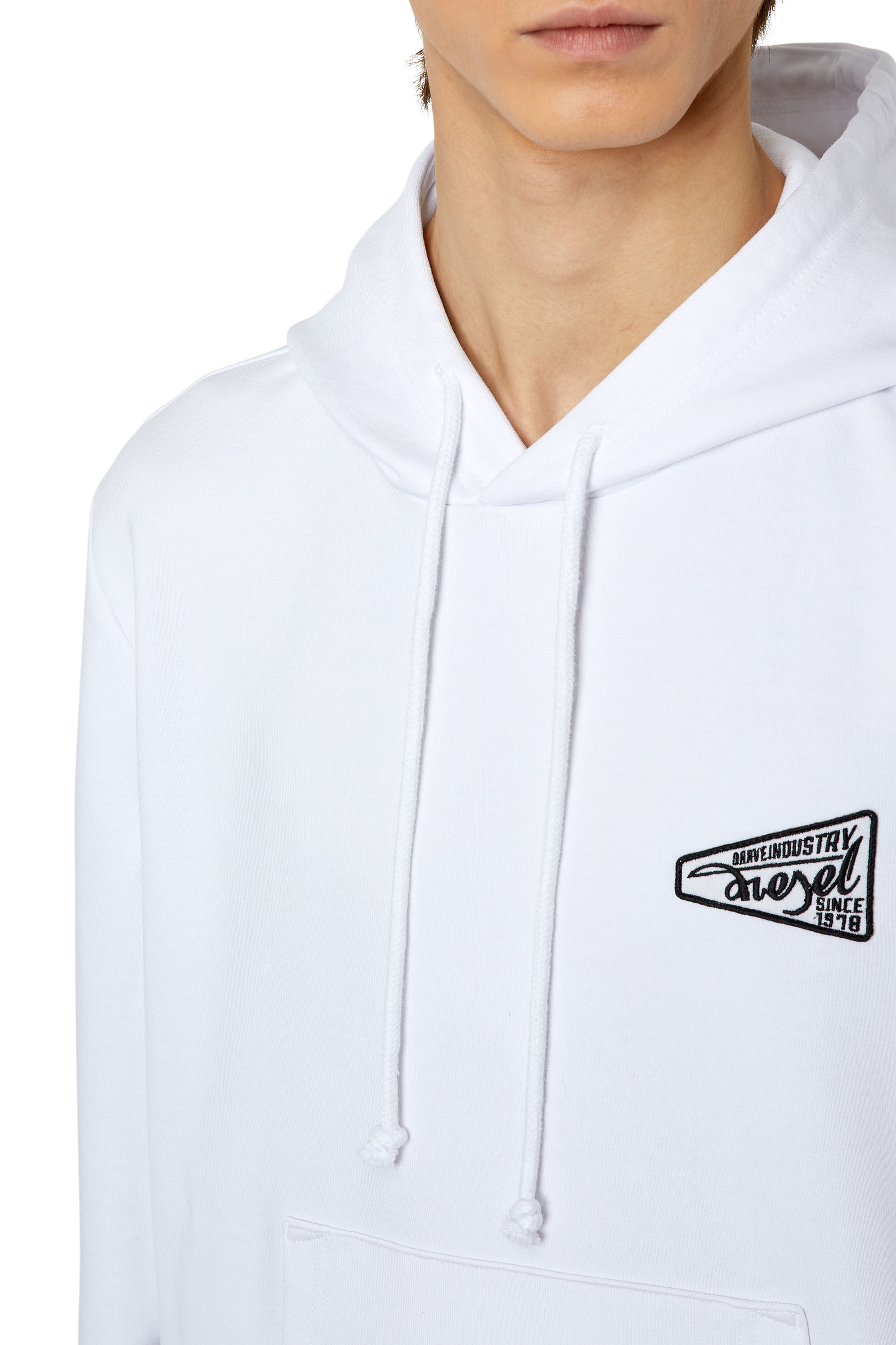 Diesel - S-GINN-HOOD-K31, White - Image 5