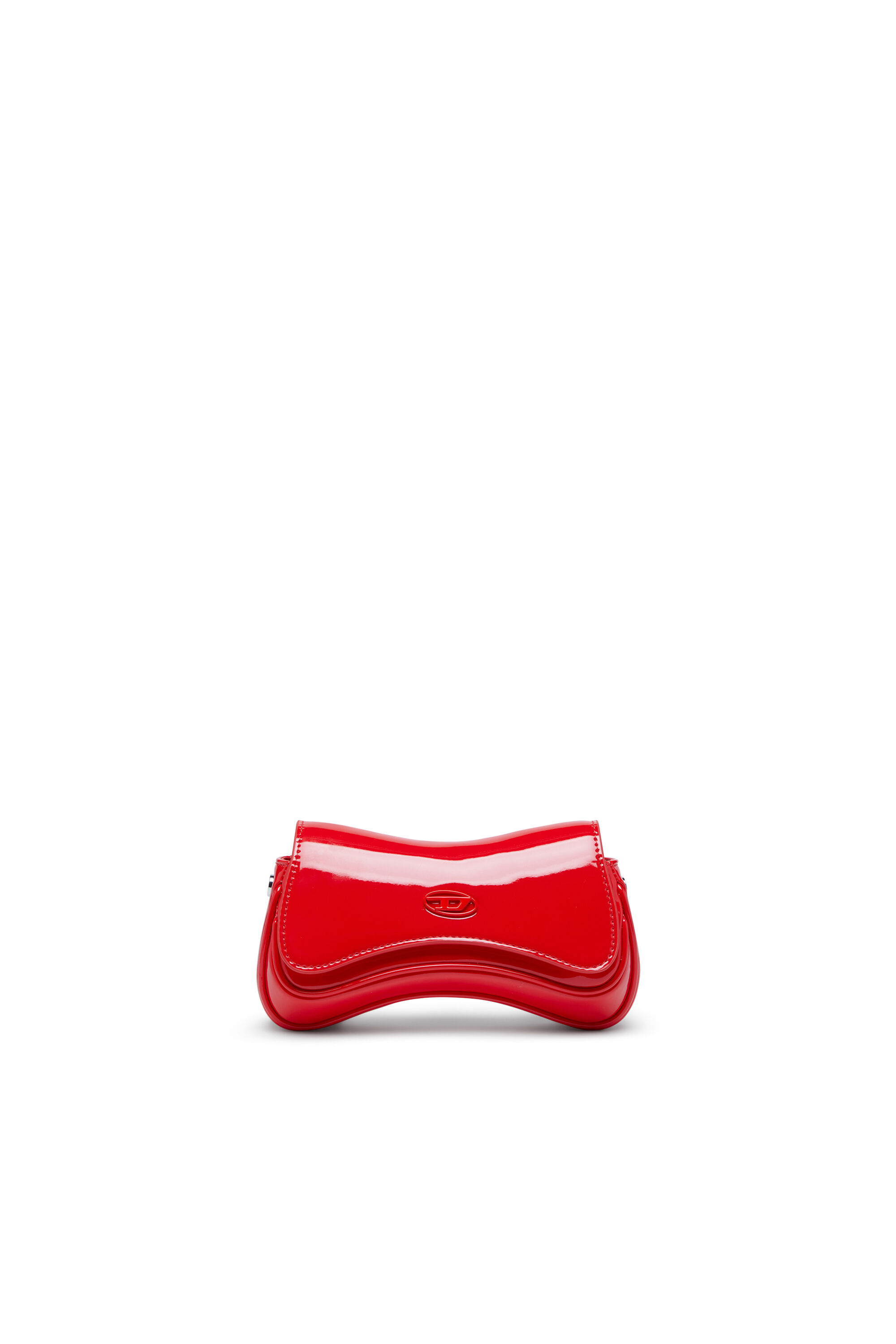 Diesel - PLAY CROSSBODY XS, Woman's Play-Small crossbody bag glossy in Red - 2
