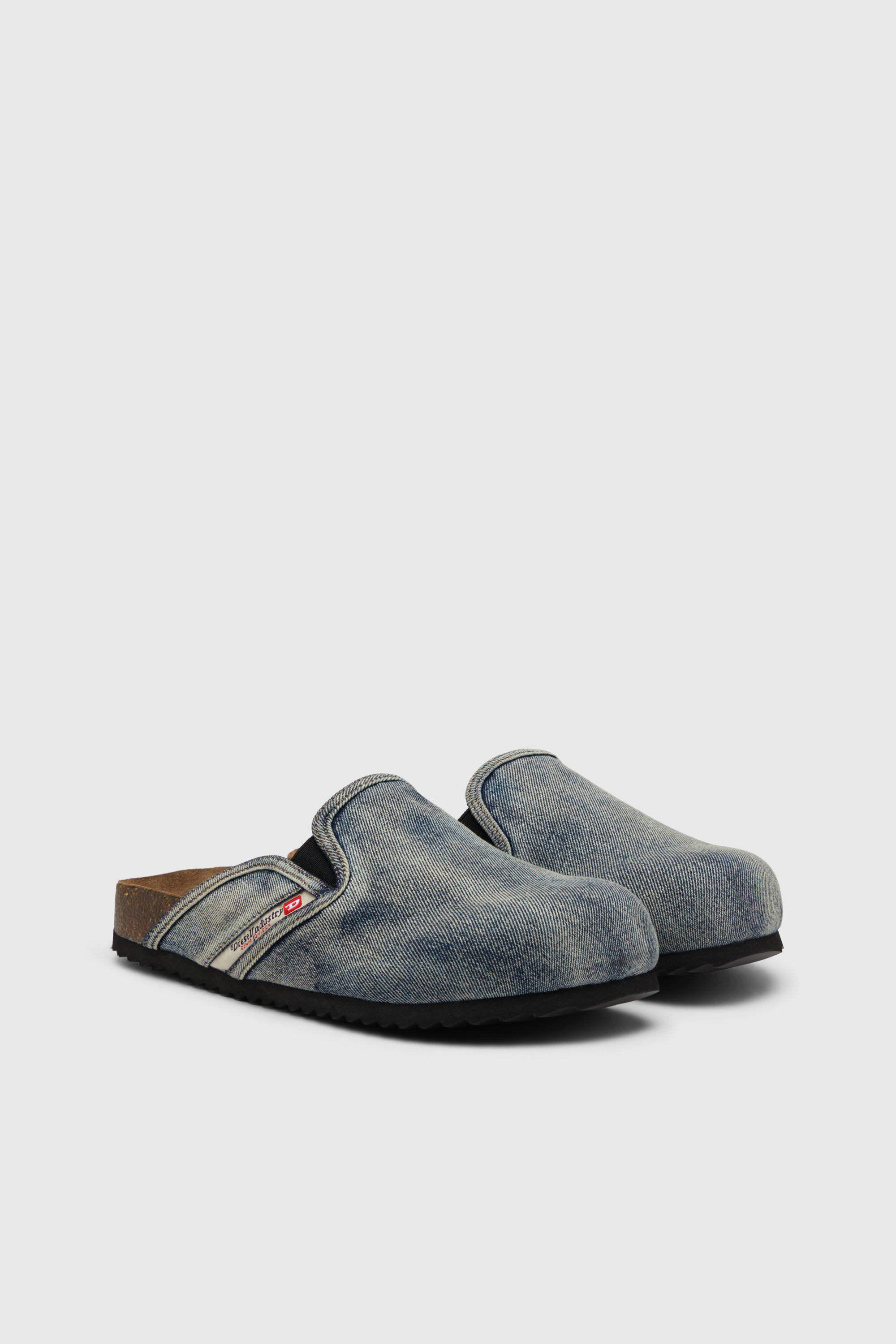 Diesel - D-WOODSTOCK SLIP-ON, Man's D-Woodstock-Denim mules in Dark Blue - 2