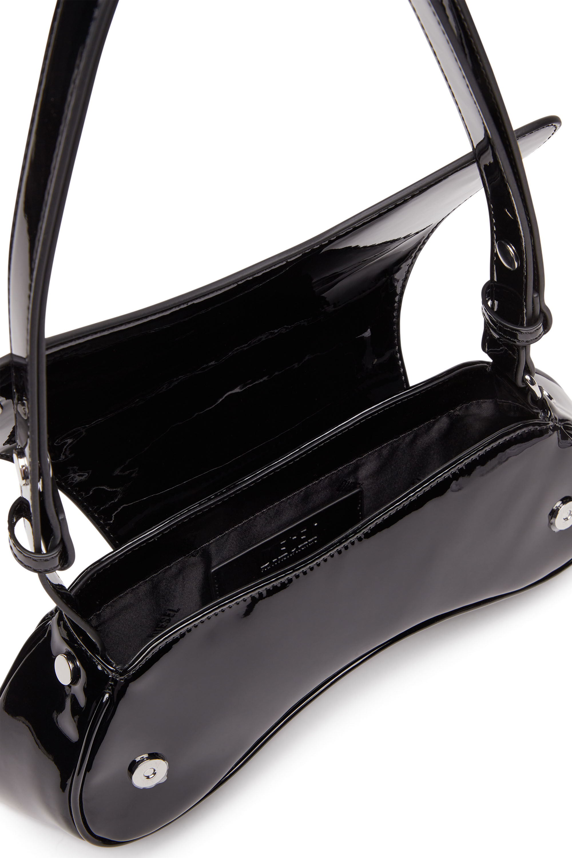 DIESEL プレイ グロッシー クロスボディ バッグ Women's Play-Glossy crossbody bag | Black | Diesel