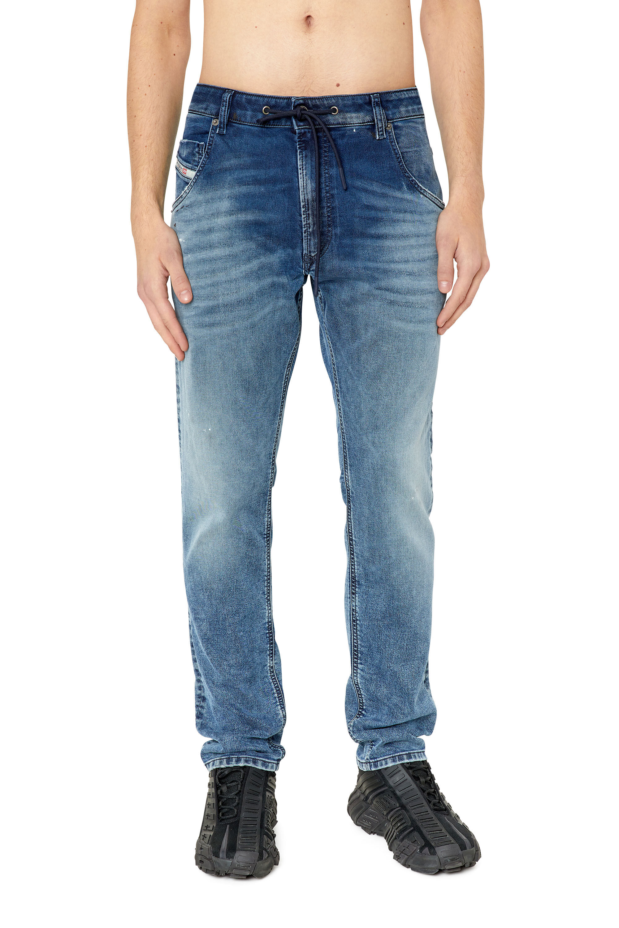 Diesel - Krooley JoggJeans® 068CS Tapered, Medium blue - Image 3