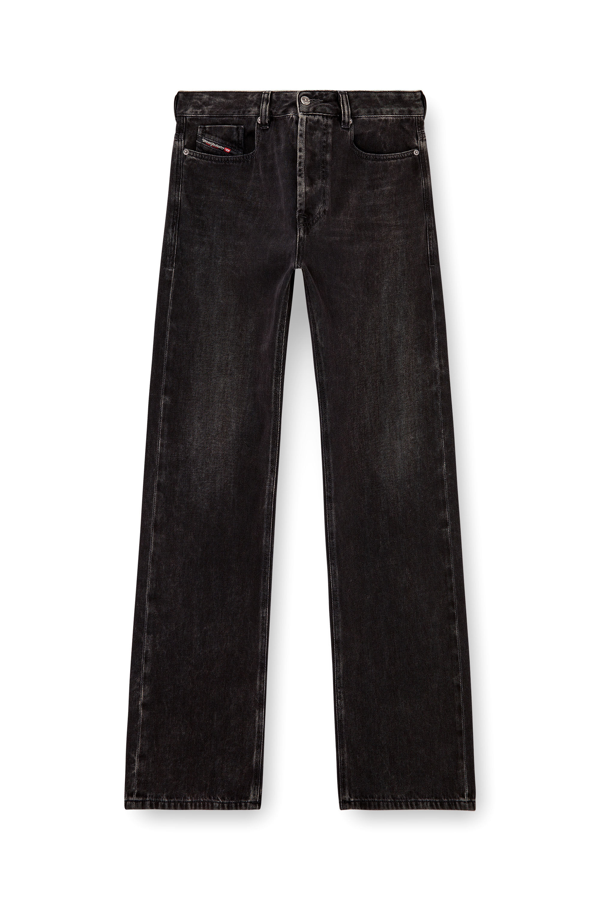 Diesel - Man's Relaxed Jeans 1980 D-Eeper 09J96, Black/Dark grey - 2