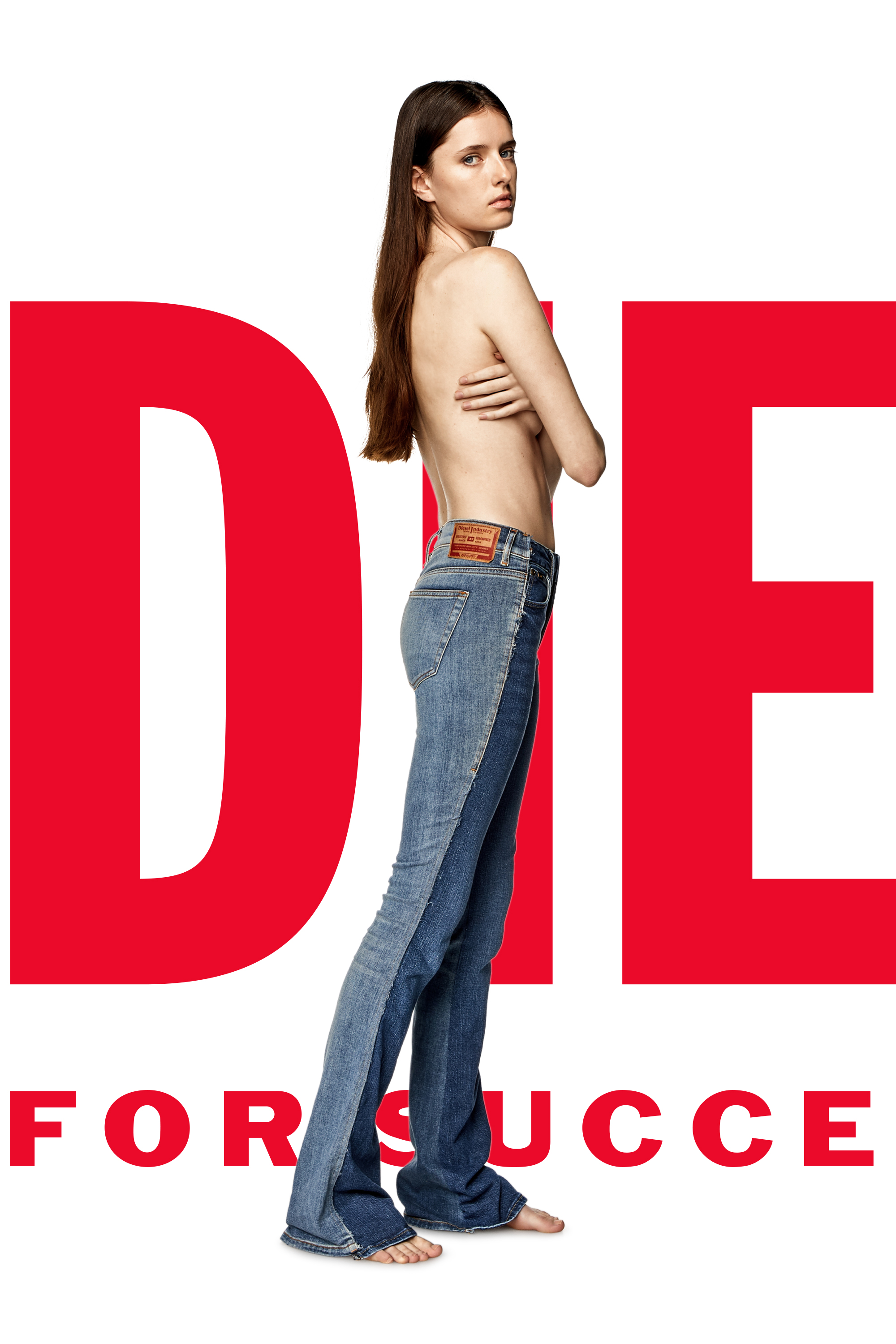 Diesel - Bootcut and Flare Jeans Dieseloves 02 09K46, Medium blue - Image 6