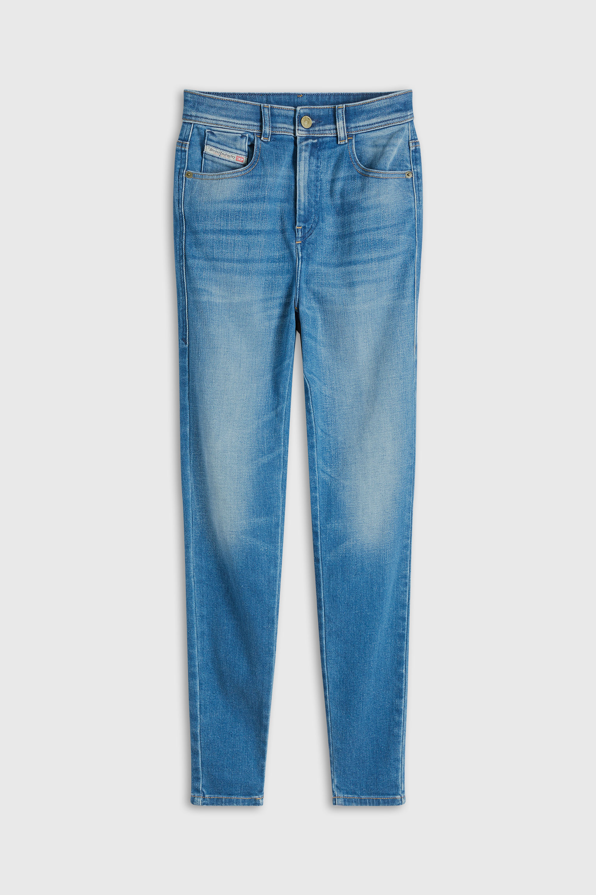 Diesel - Woman's Skinny Jeans 1984 Slandy-High 09Q79, Medium blue - 2