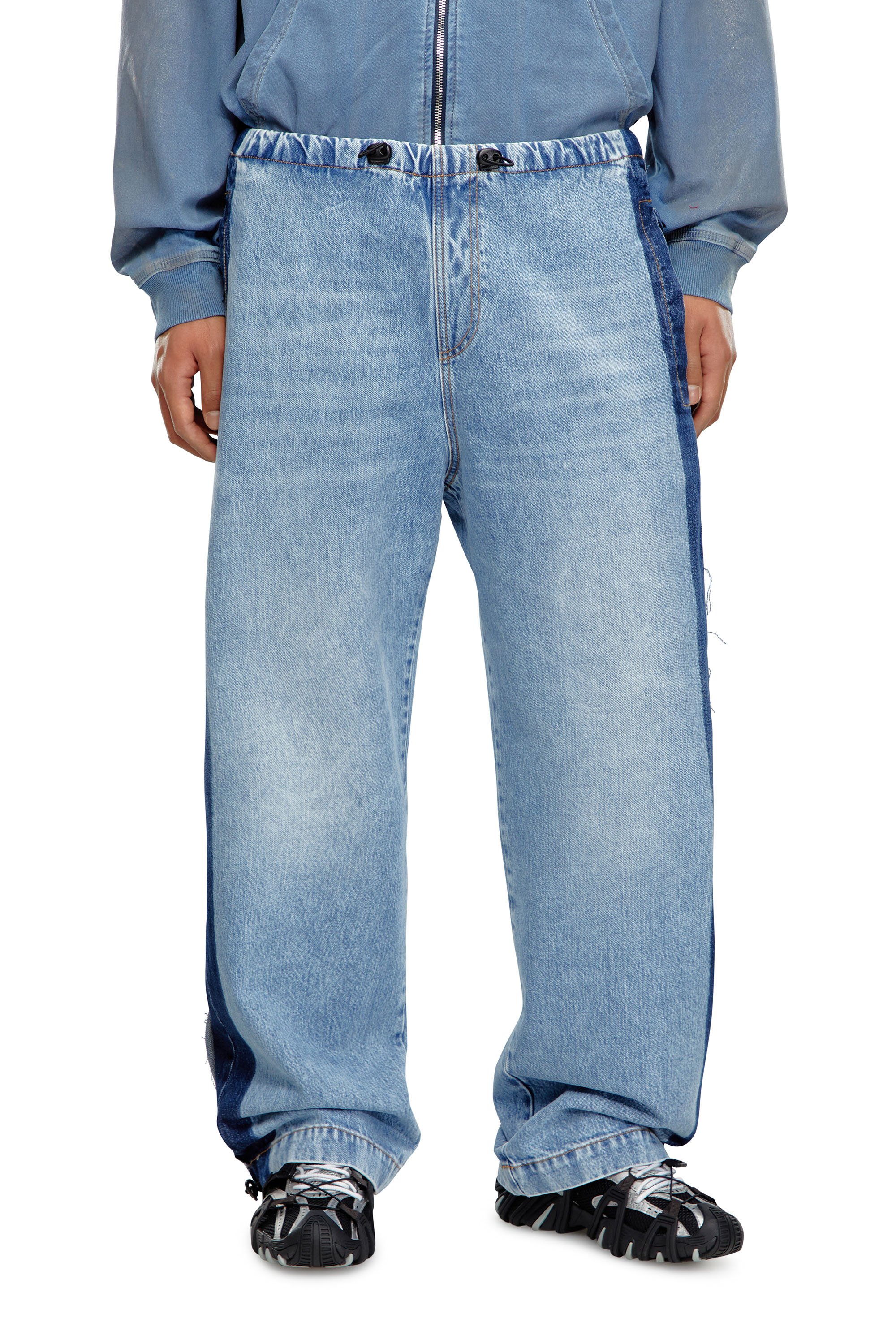 Diesel - Straight Jeans D-Martial 0GHAC, Light Blue - Image 1