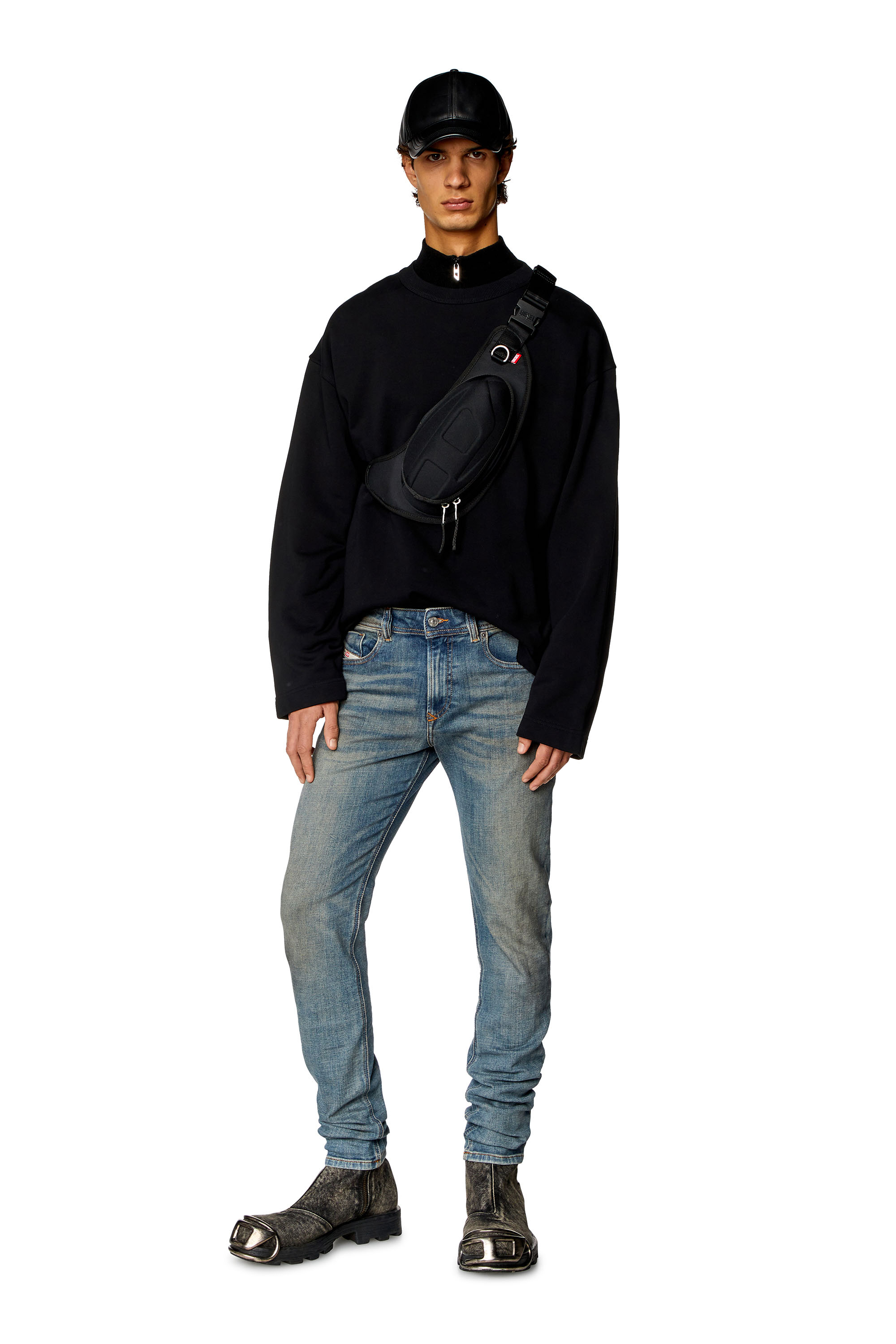 Diesel - Skinny Jeans 1979 Sleenker 09H69, Dark Blue - Image 1