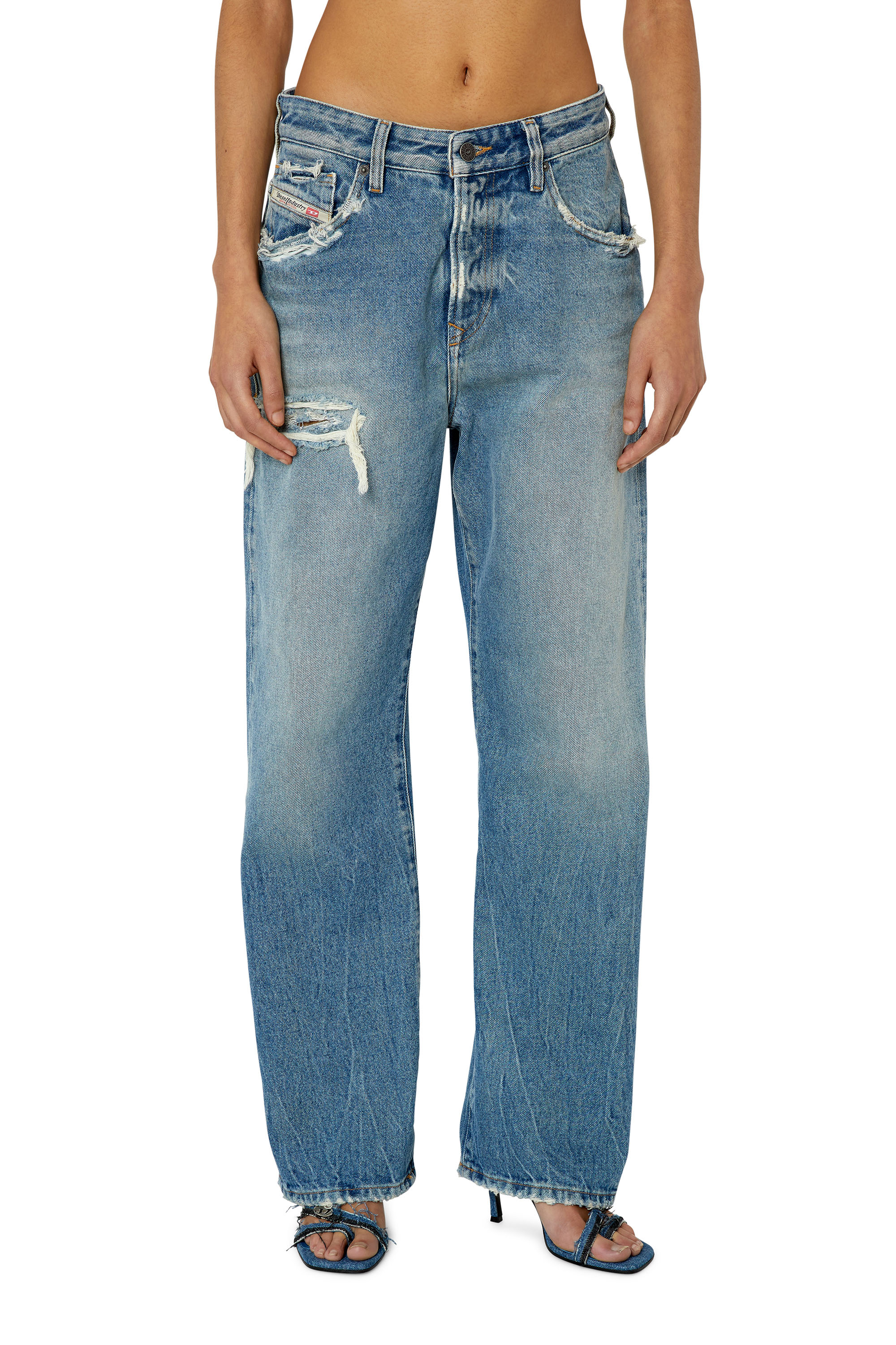 Diesel - 1999 D-Reggy 007N3 Straight Jeans, Medium blue - Image 1
