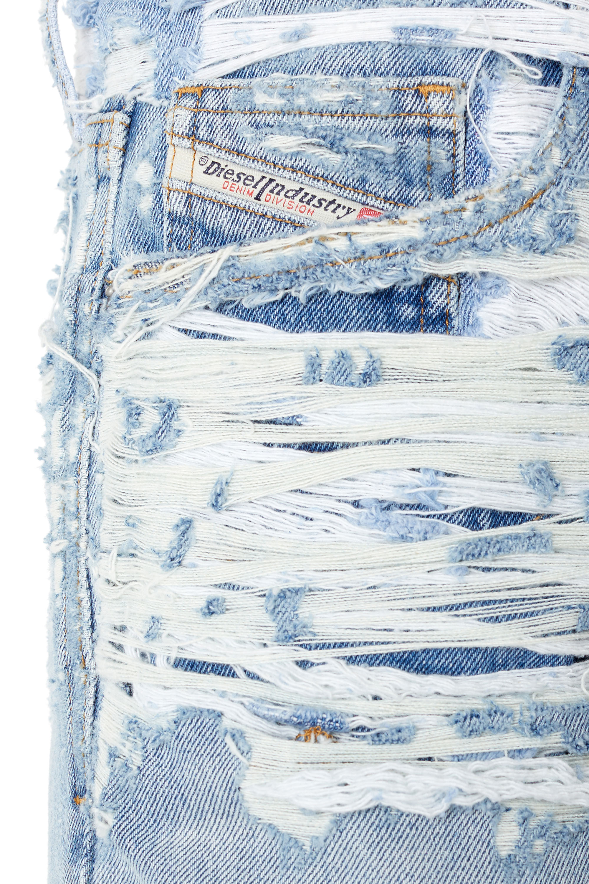 Diesel - D-Ark 007N7 Straight Jeans, Light Blue - Image 3