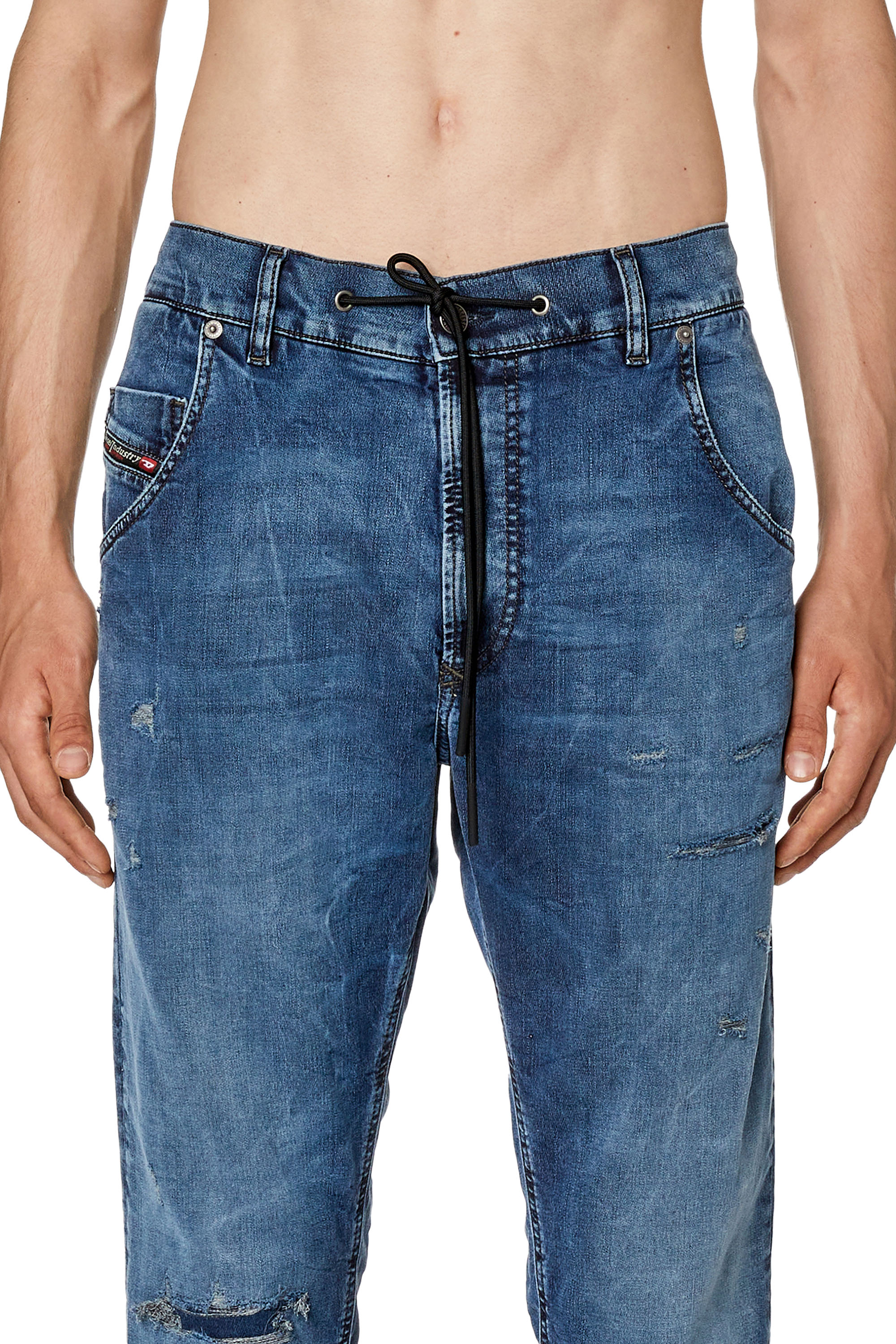 Diesel - Tapered Krooley JoggJeans® E9H11, Dark Blue - Image 3