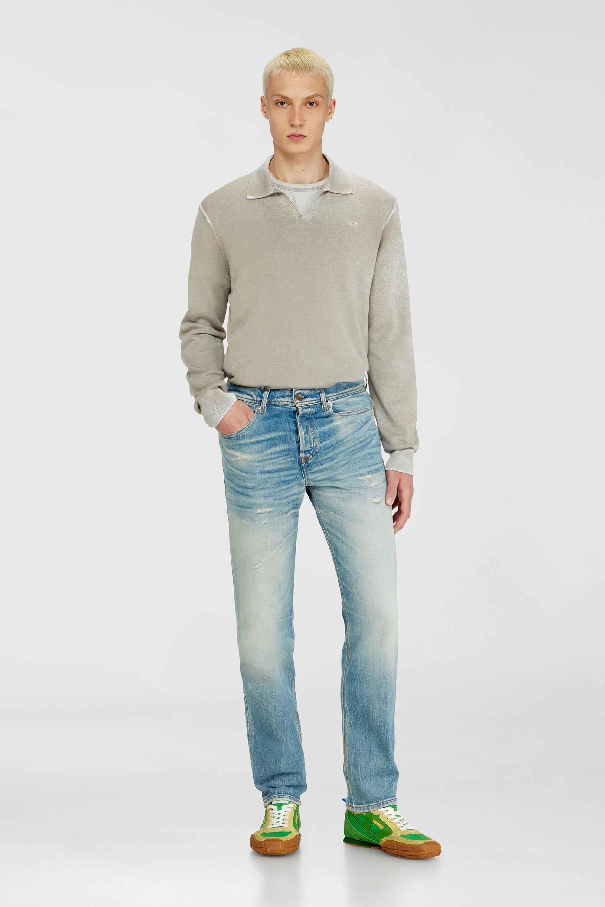 Diesel - Man's Regular Jeans 2023 D-Finitive 09P33, Light Blue - 2
