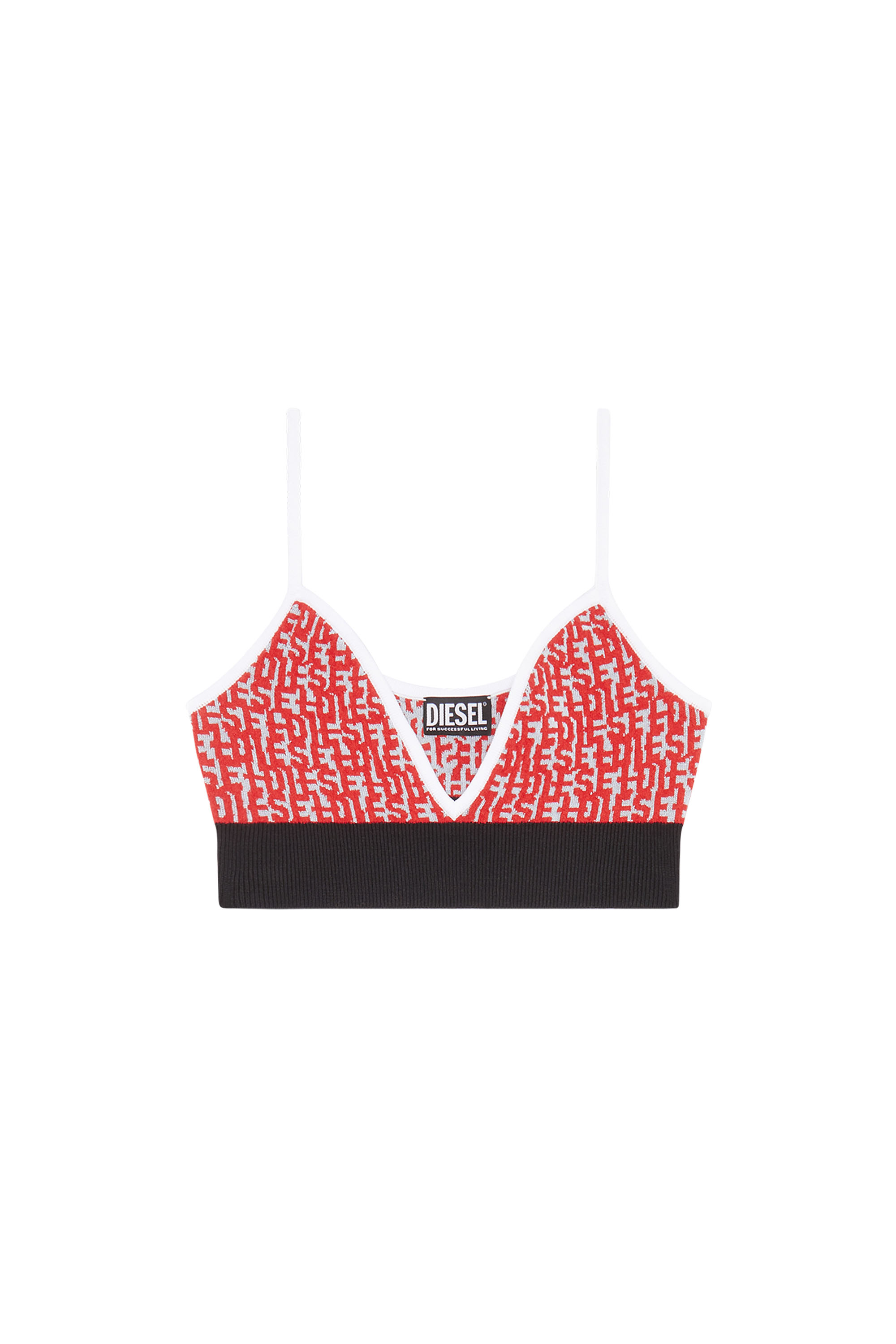 Diesel - M-ATHILDE-TOP, Black/Red - Image 3