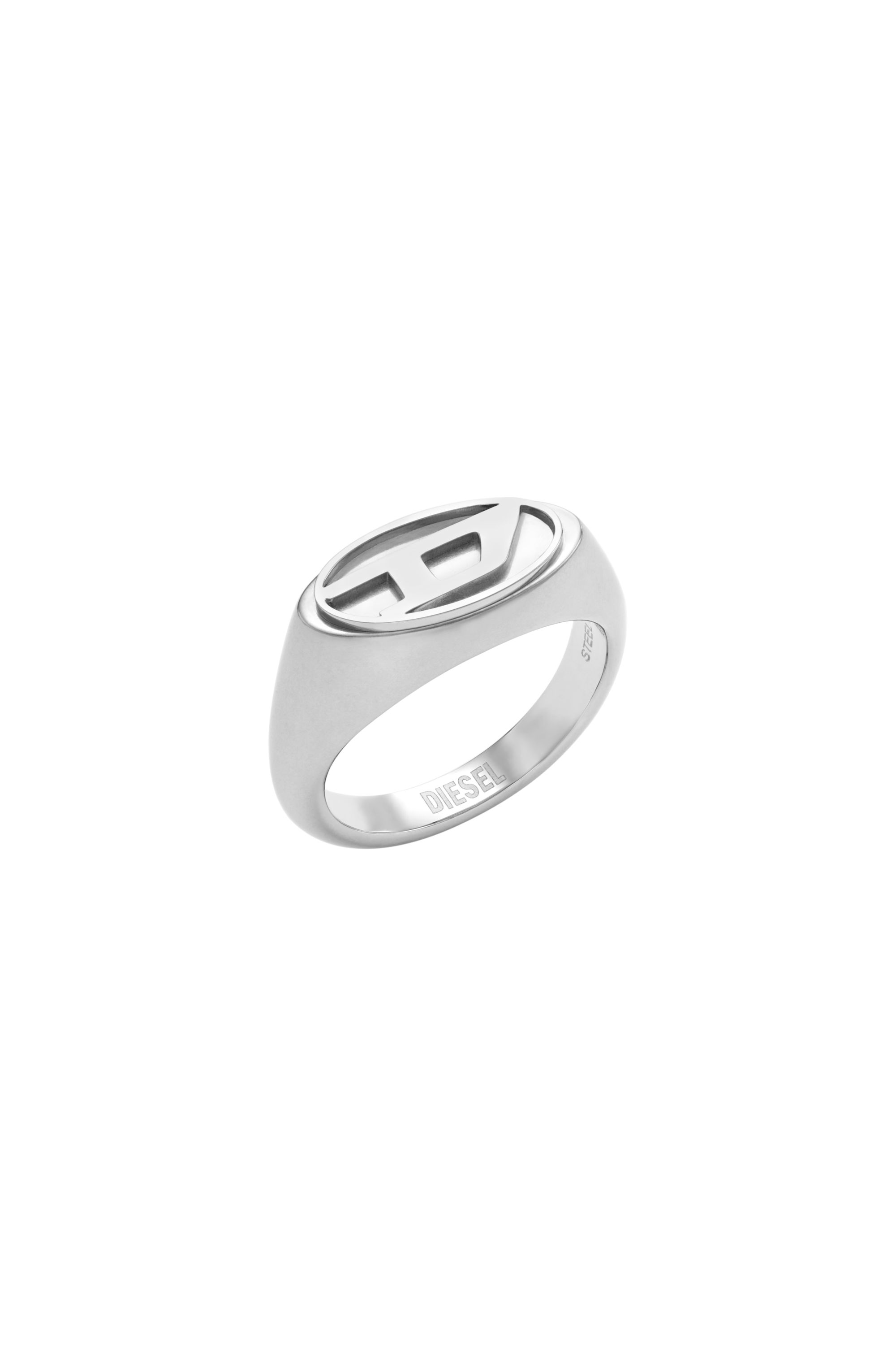 Diesel - DX1475, Unisex's Stainless steel signet ring in Silver - 1