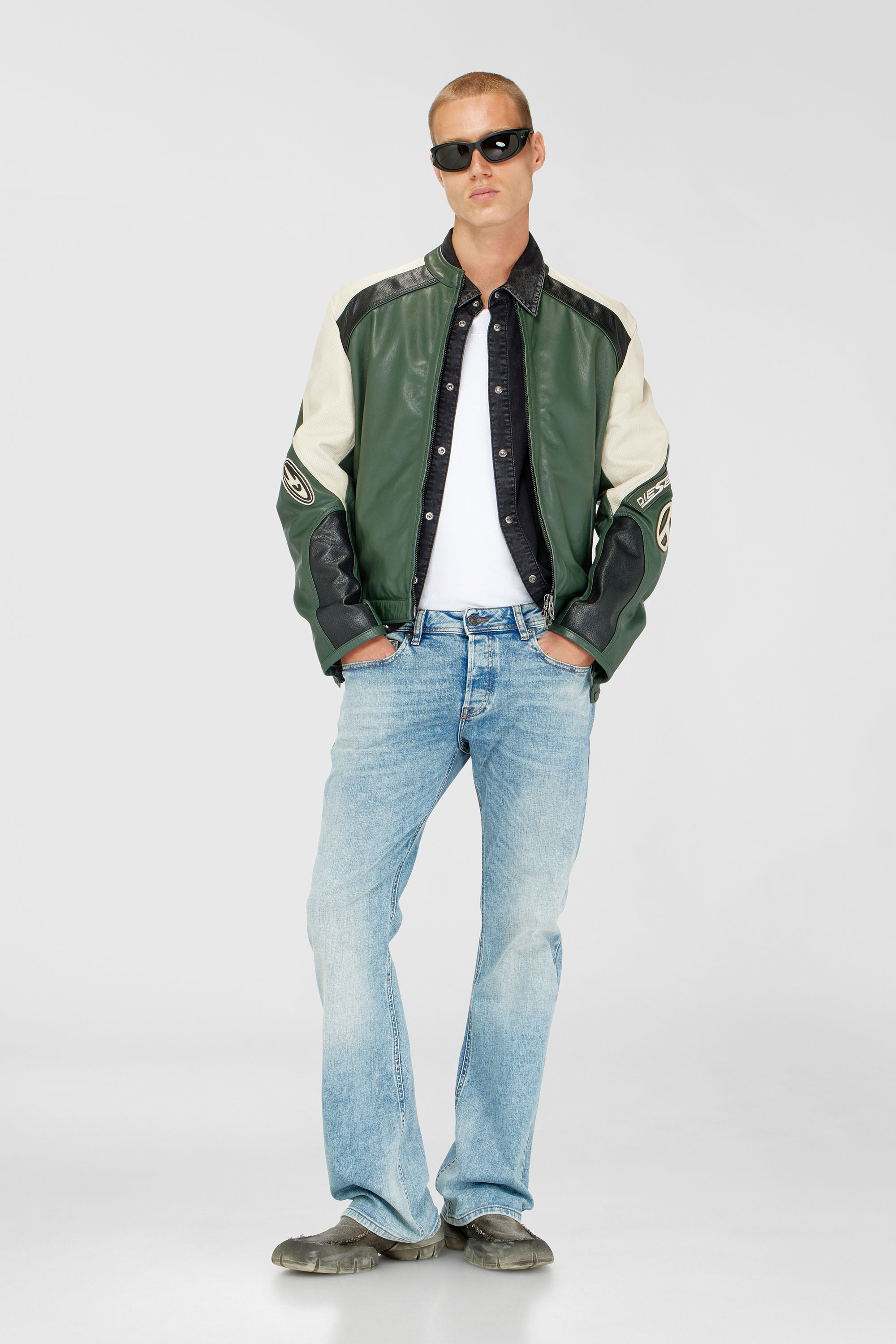 Diesel - Man's Bootcut Jeans 2007 Zatiny 0DBDV, Light Blue - 1