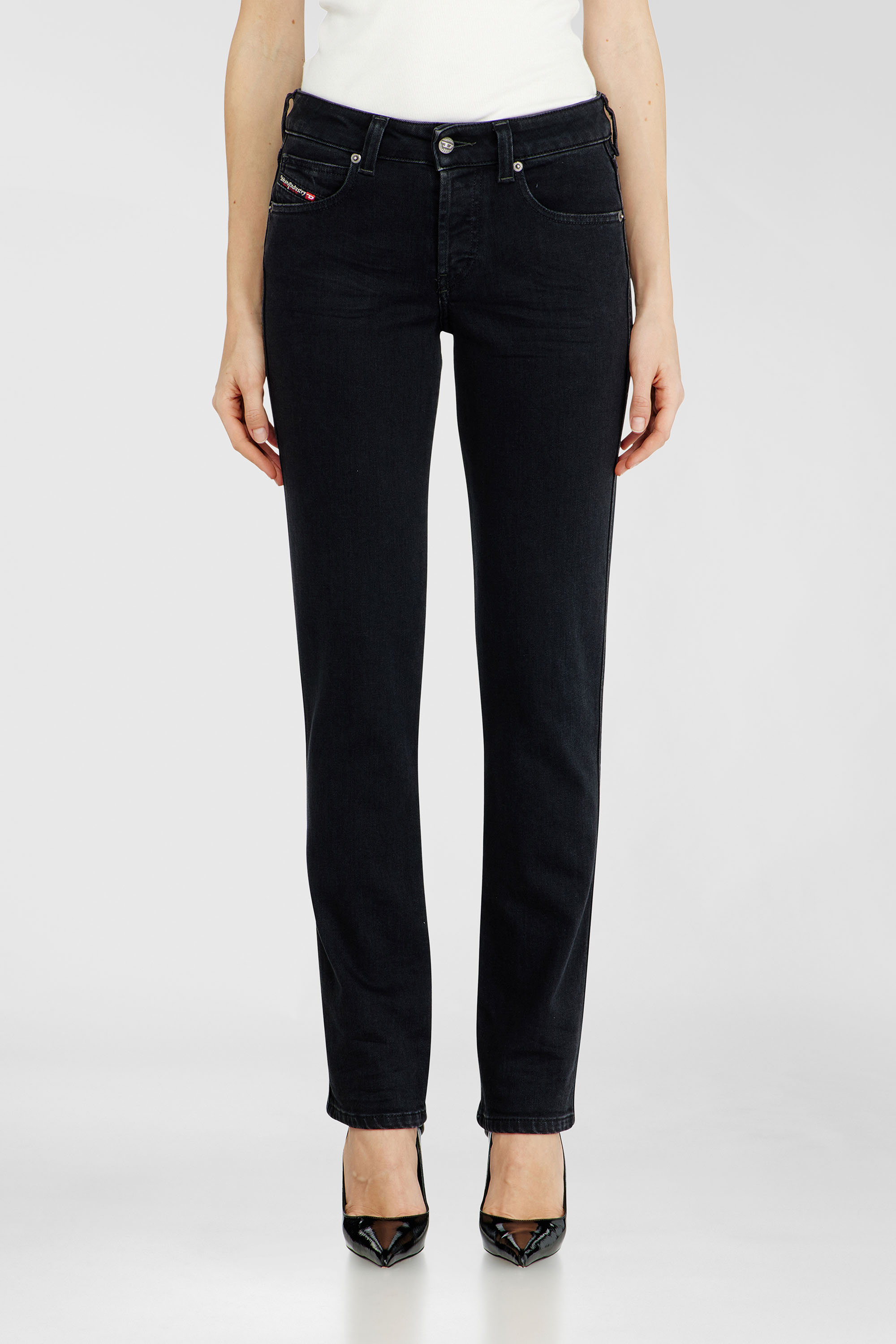 Women's Slim Jeans | Low Waist 1992 D-Jiann | Black/Dark grey