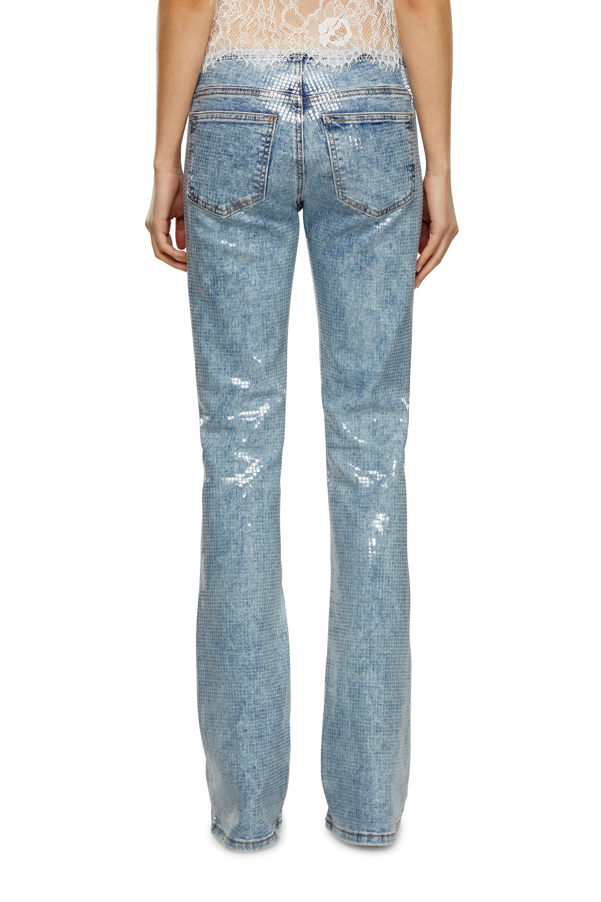 Diesel - Bootcut and Flare Jeans D-Shark 0PGAA, Light Blue - Image 3