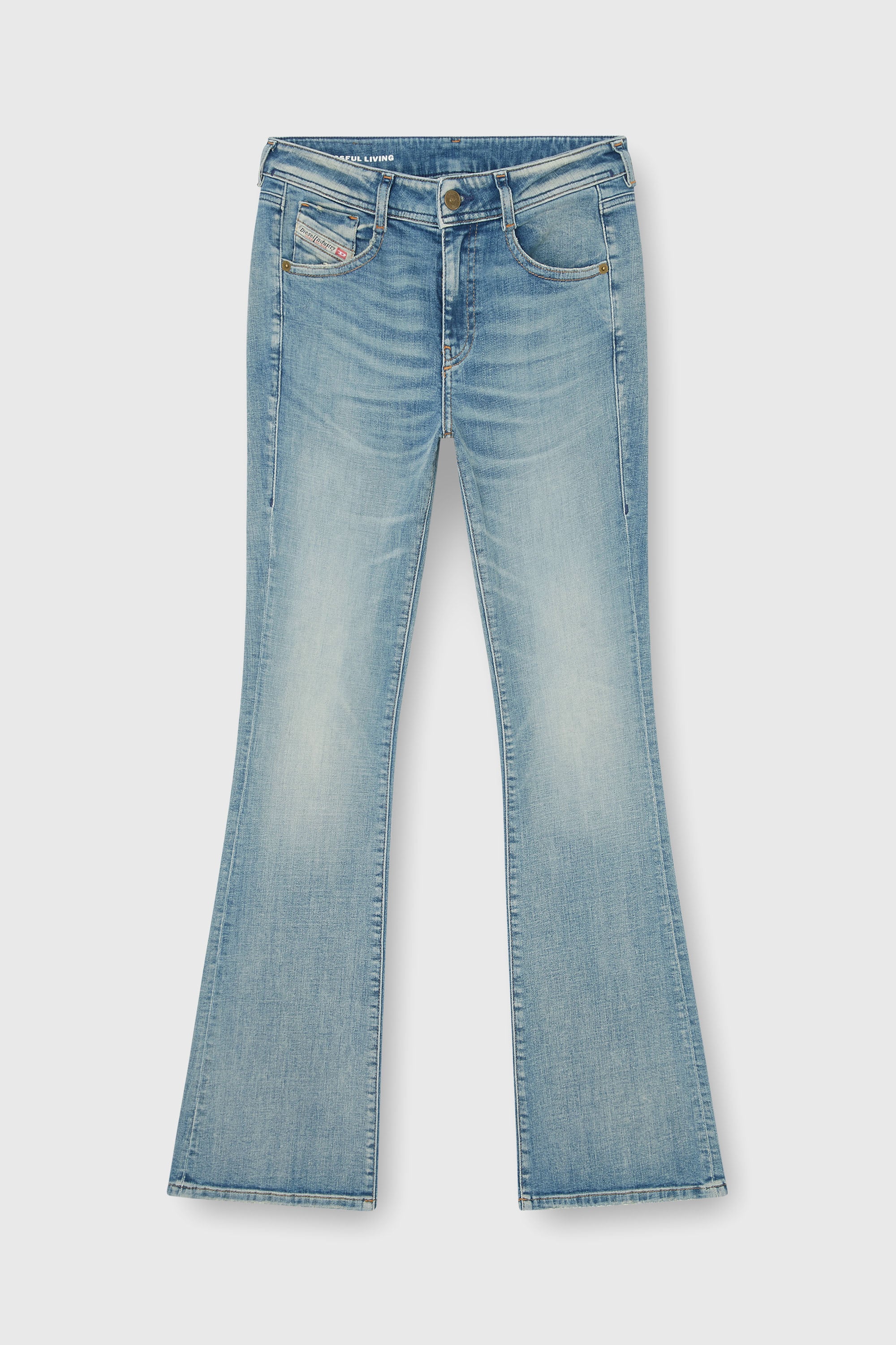 Diesel - Woman's Bootcut Jeans 1969 D-Ebbey 09P42, Light Blue - 2