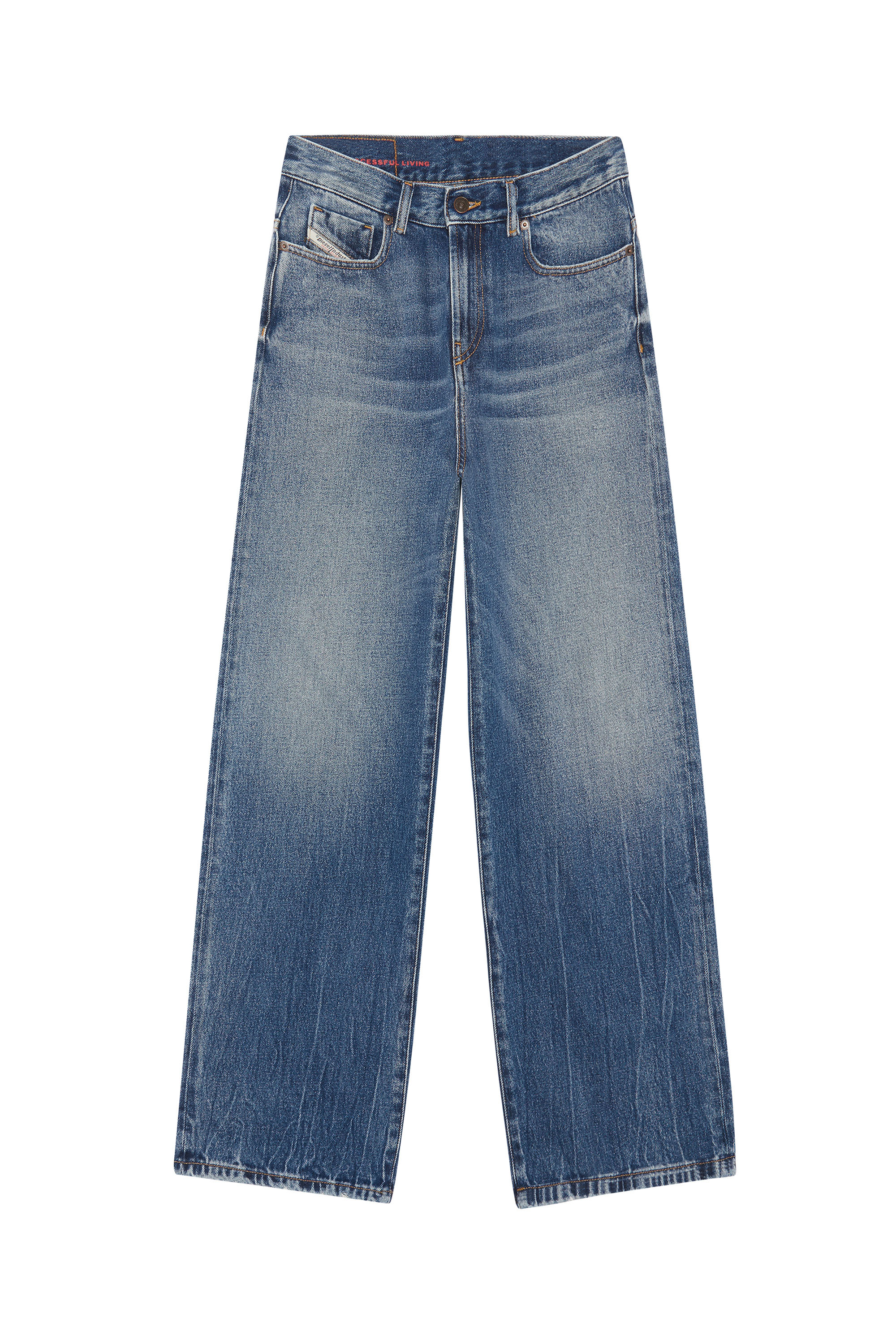 Diesel - 2000 09E03 Bootcut and Flare Jeans, Dark Blue - Image 6