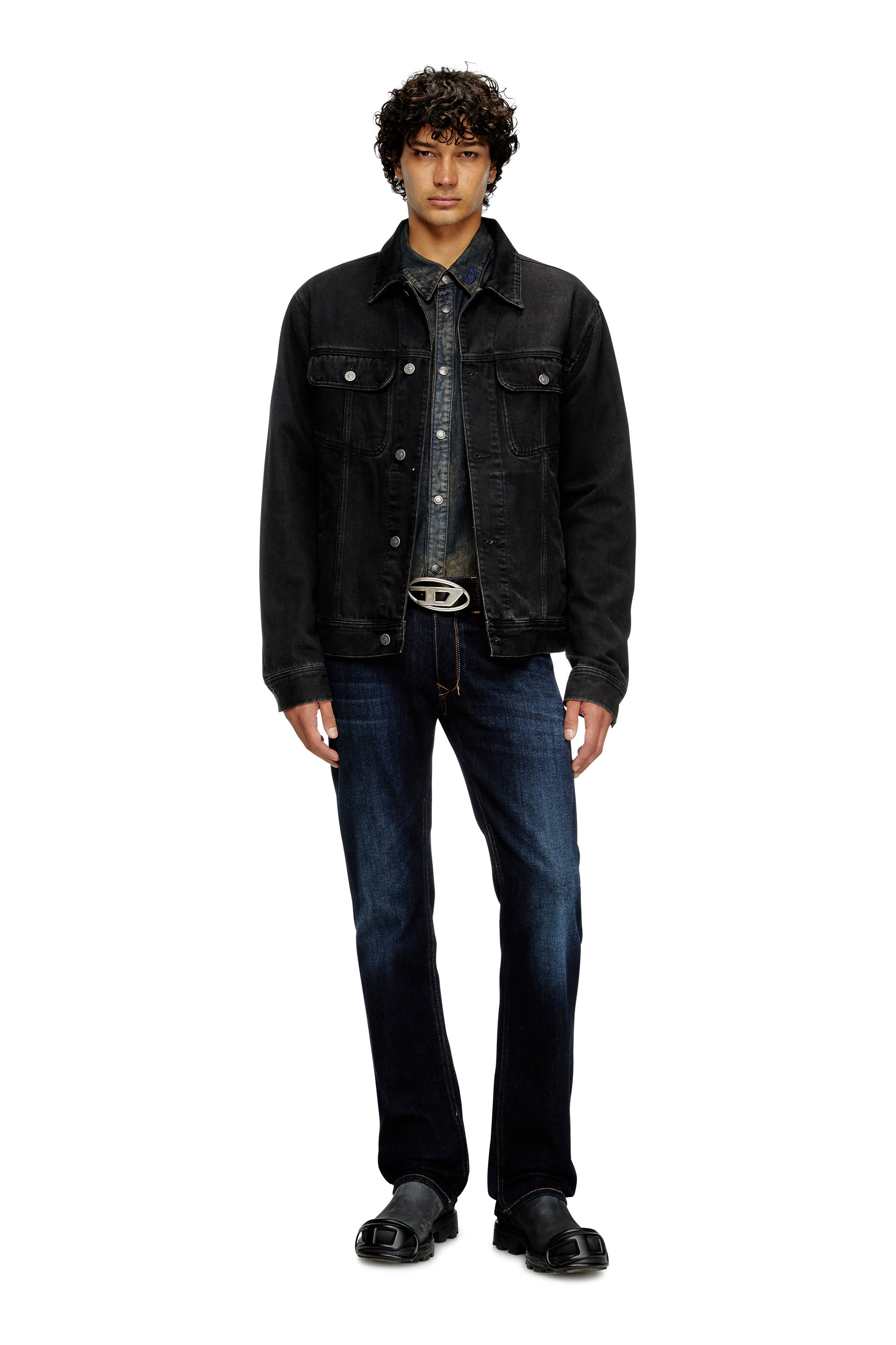 Diesel - Man's Regular Jeans 1985 Larkee 009ZS, Dark Blue - 2