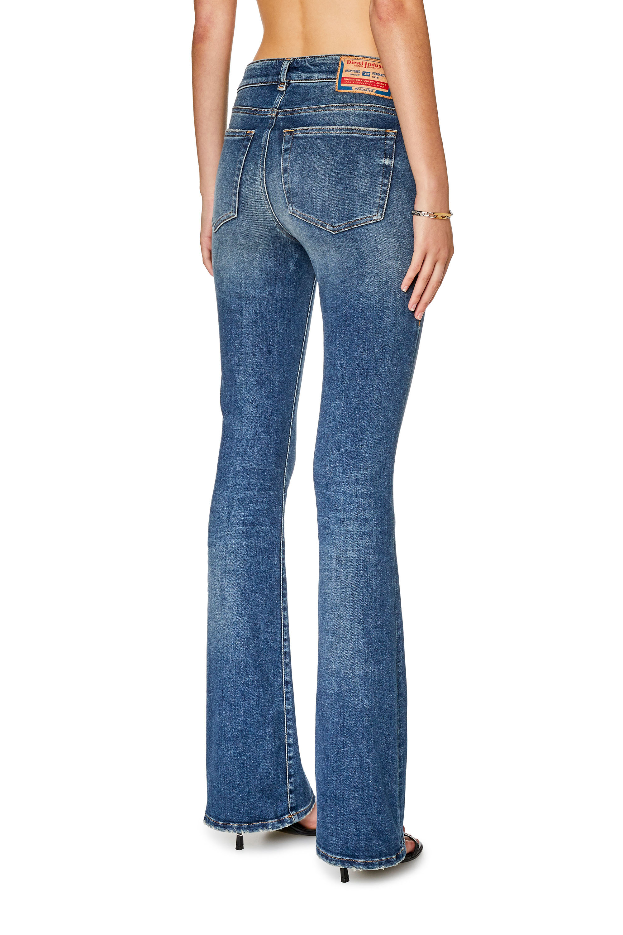 Diesel - Bootcut and Flare Jeans 1969 D-Ebbey 09G71, Dark Blue - Image 2