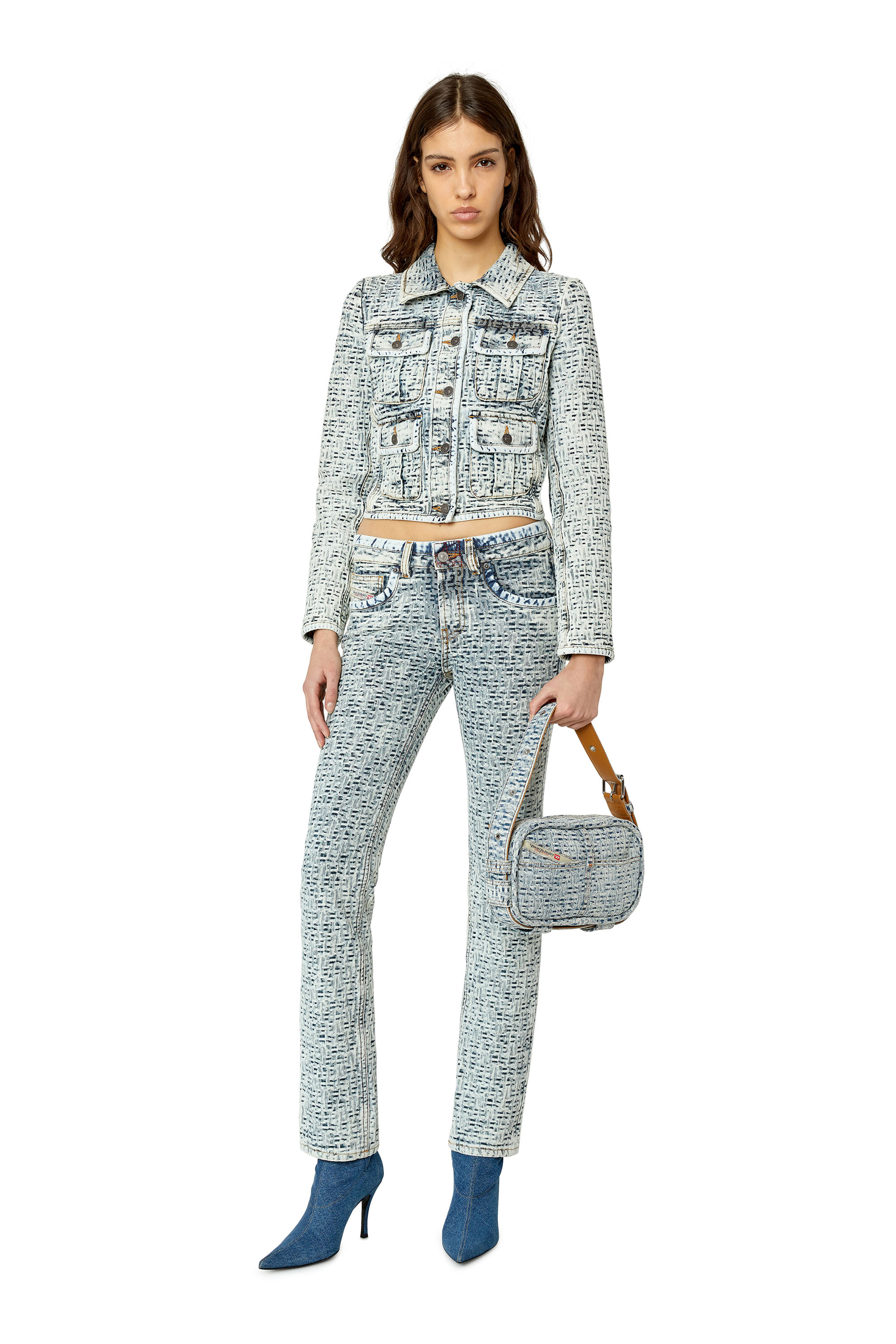 Diesel - 2002 0EMAA Straight Jeans, Light Blue - Image 4