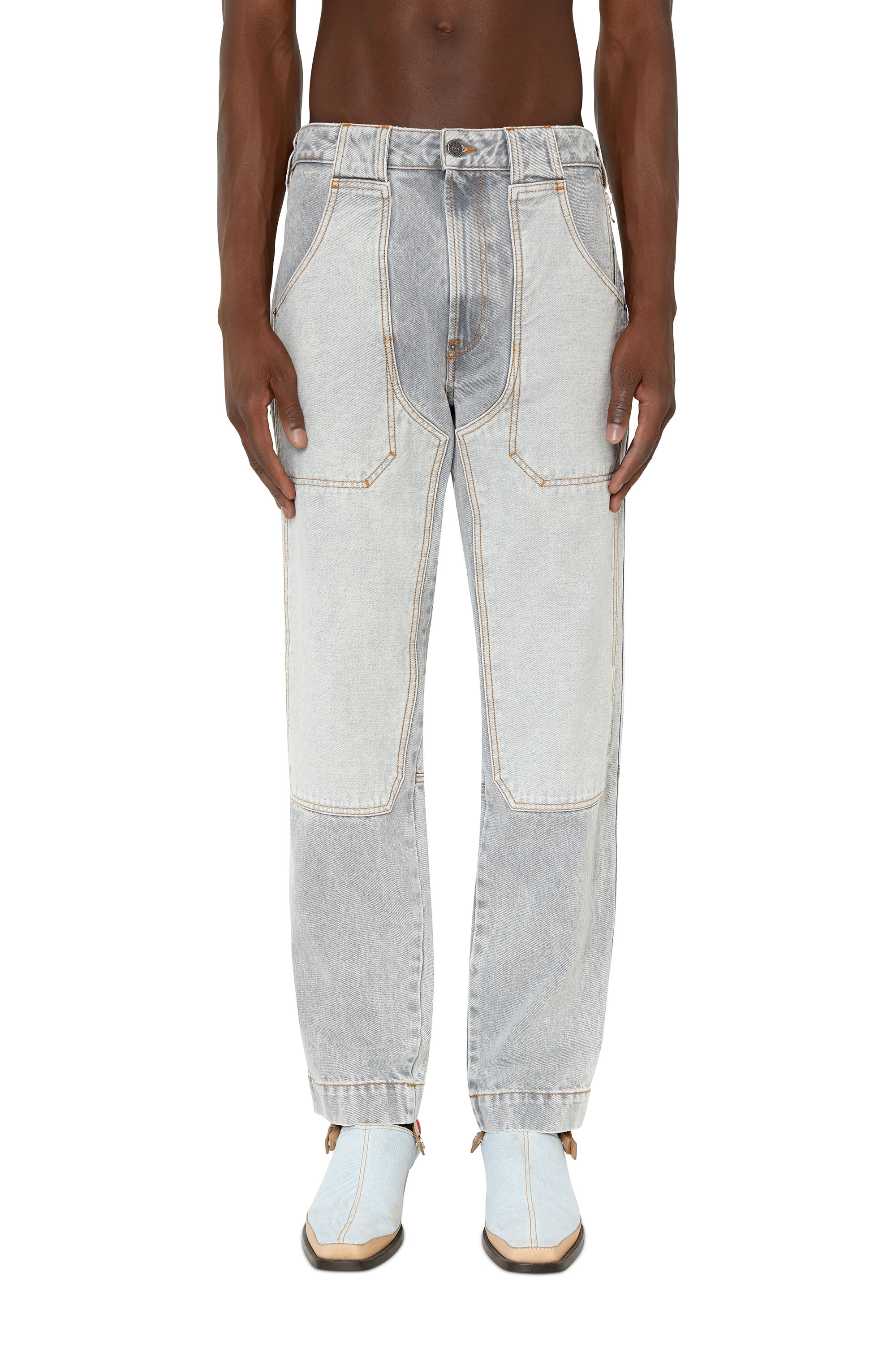 Diesel - P-5-D 007G3 Straight, Light Grey - Image 1