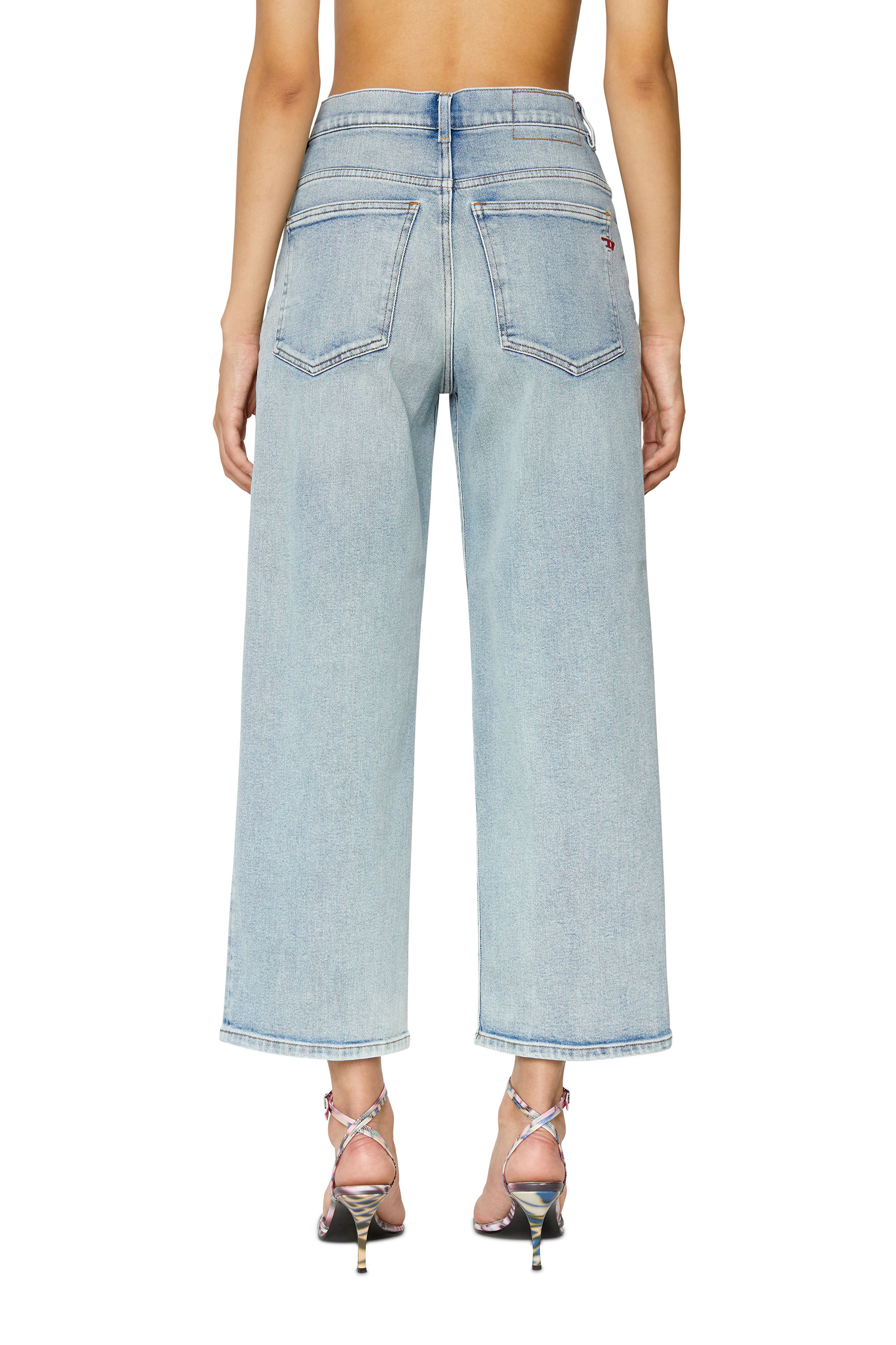 Diesel - 2000 09C08 Bootcut and Flare Jeans, Light Blue - Image 2