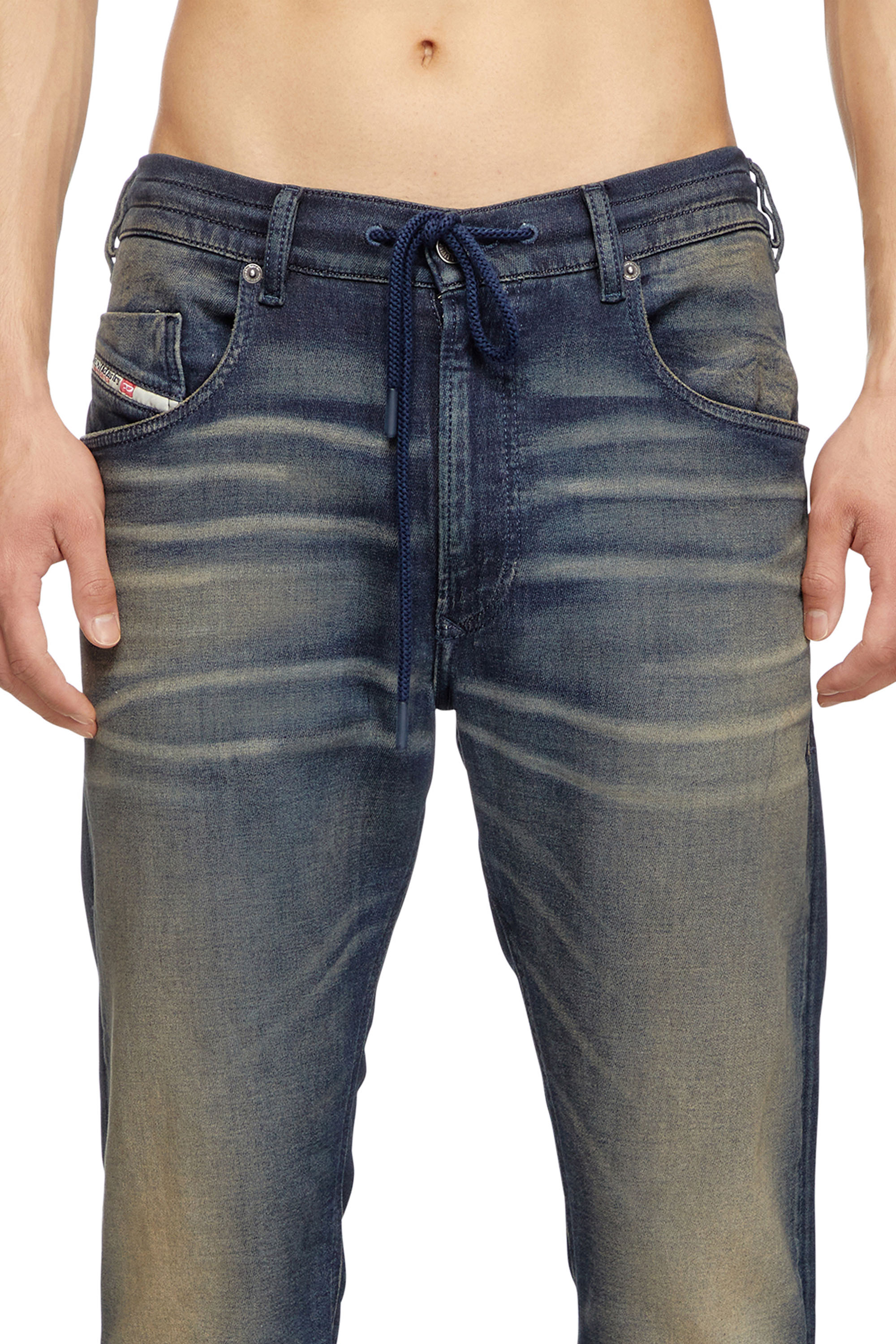 Diesel - Man's Regular 2032 D-Krooley Joggjeans® 068PM, Dark Blue - 5