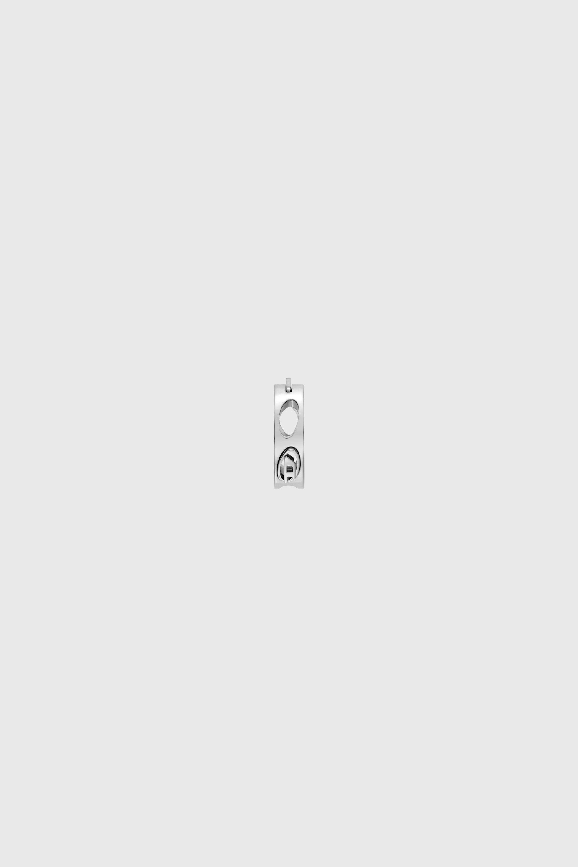 Diesel - DX166440 JEWELLERY, Unisex's Stainless Steel Hoop Earring in Silver - 2