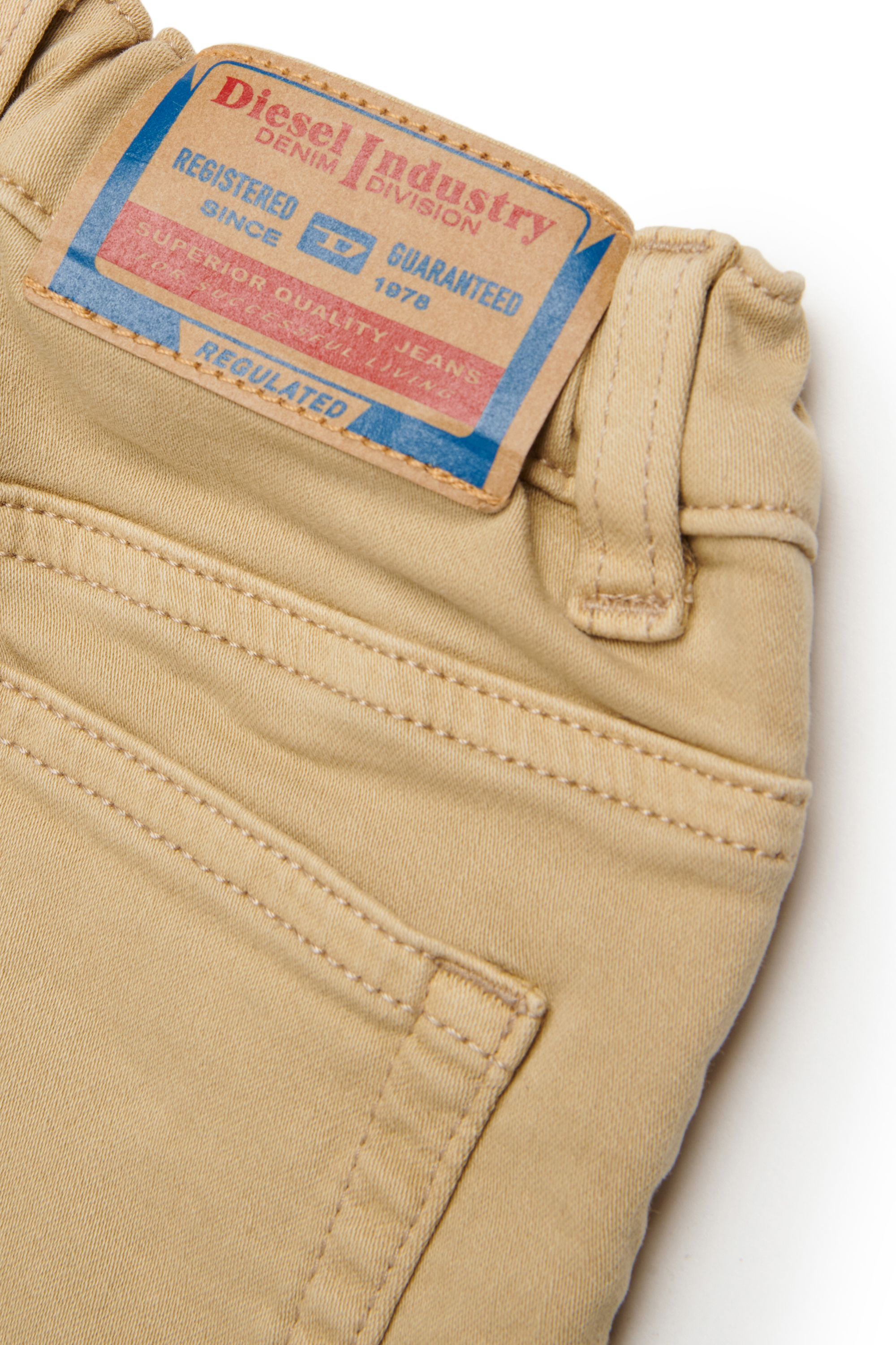 Diesel - PGALLYB JJJ, Unisex's Shorts in colored denim with rolled hems in Light Brown - 4