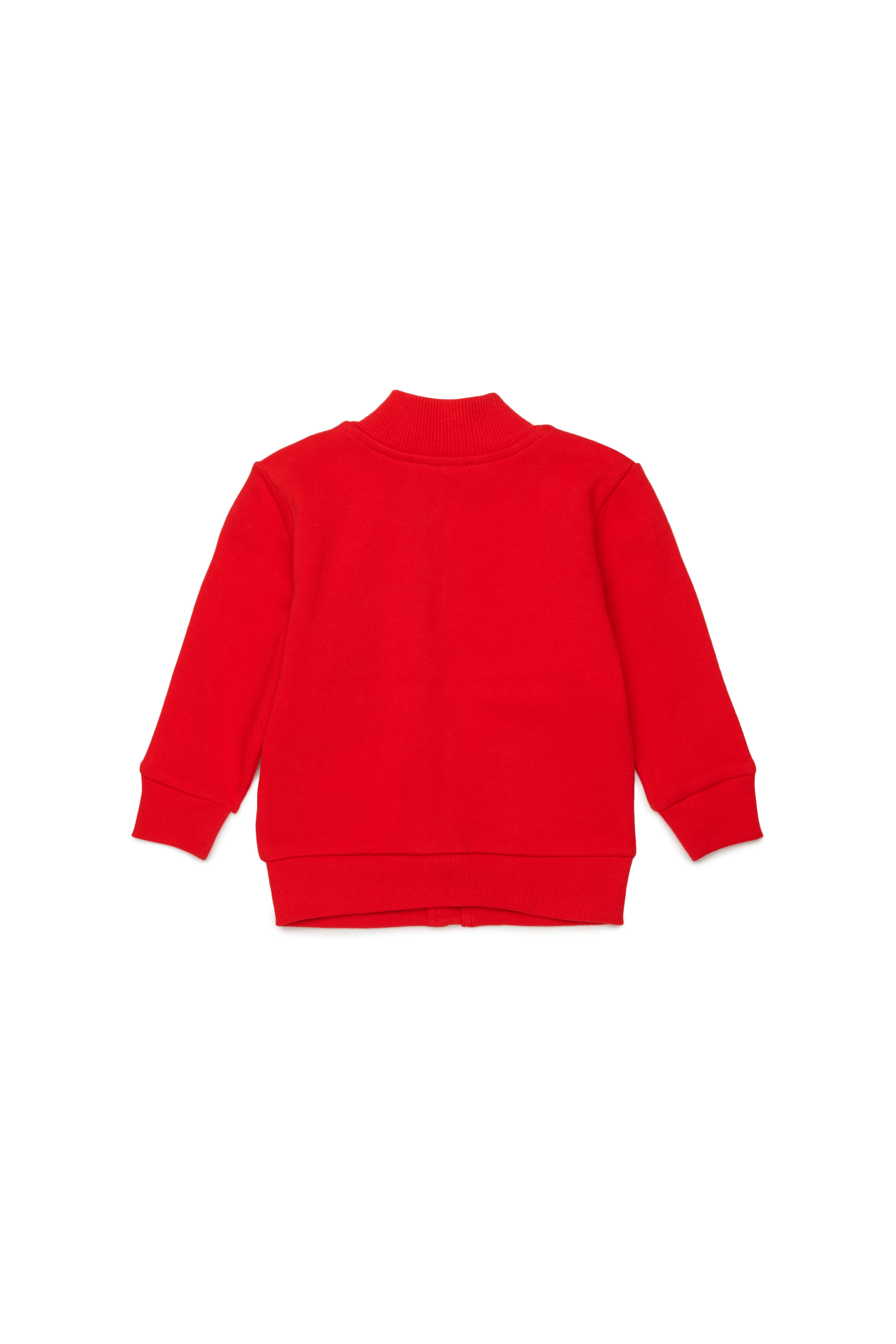 Diesel - SOLPYB, Unisex's Sweatshirt in cotton with zip in Red - 2