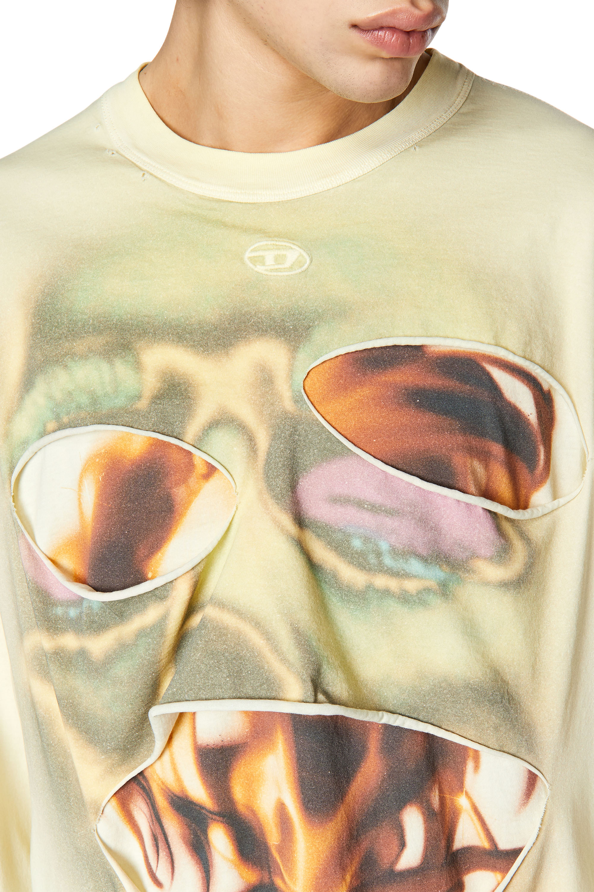 Diesel - T-CRANY, Beige - Image 5