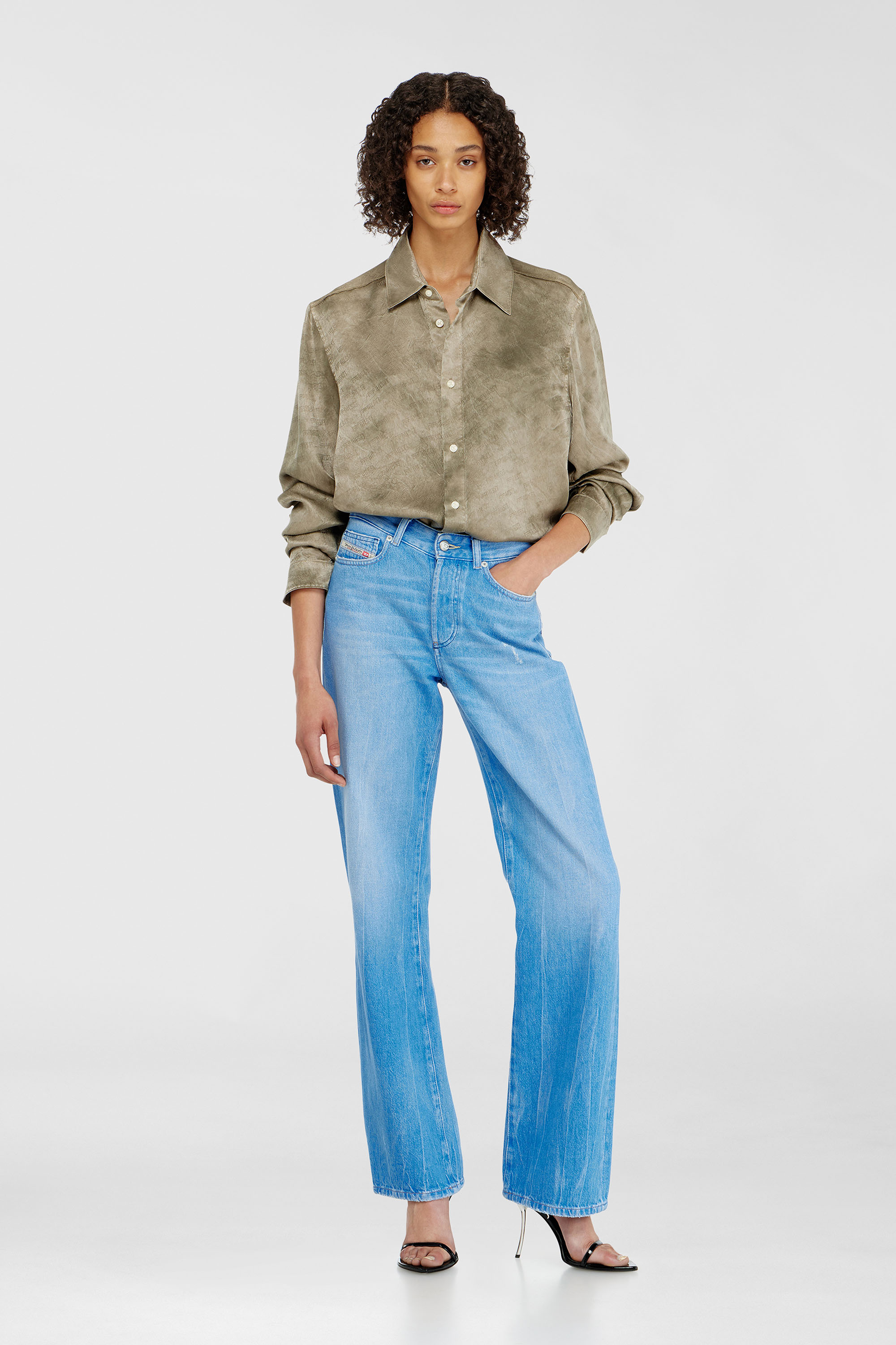 Diesel - Woman's Regular Jeans 1971 D-Sent 09P88, Light Blue - 1