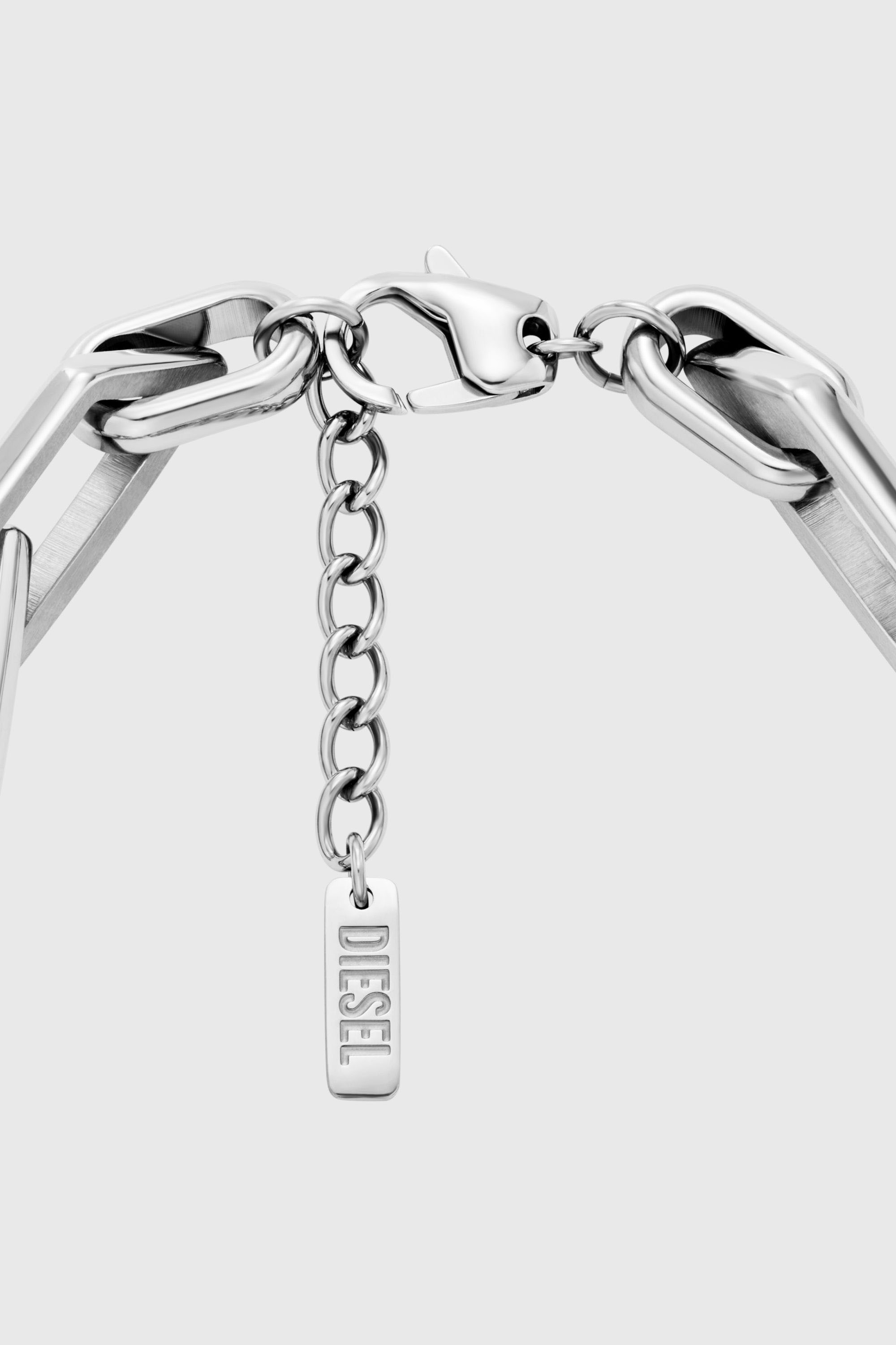 Diesel - DX1577040 JEWEL, Unisex's Stainless Steel Chain Bracelet in Silver - 2
