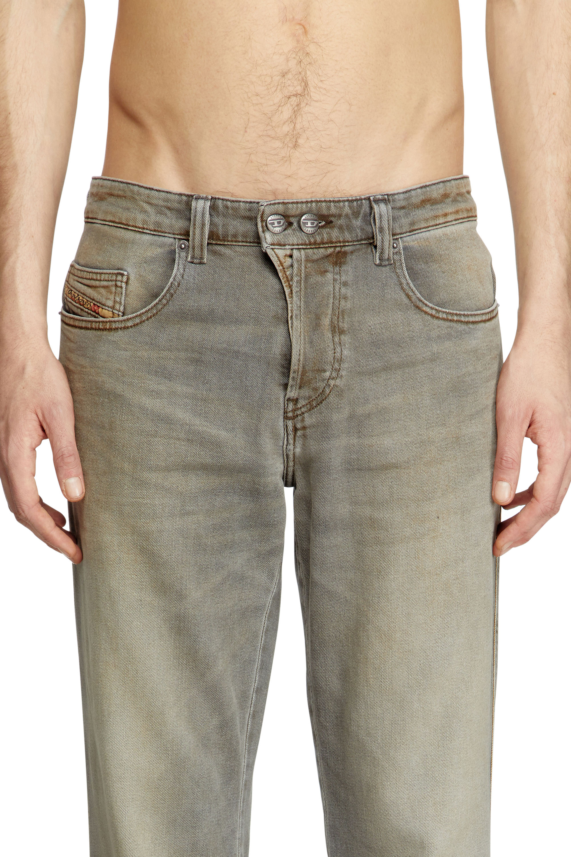 Diesel - Man's Bootcut Jeans 1998 D-Buck 09L37, Light Grey - 5