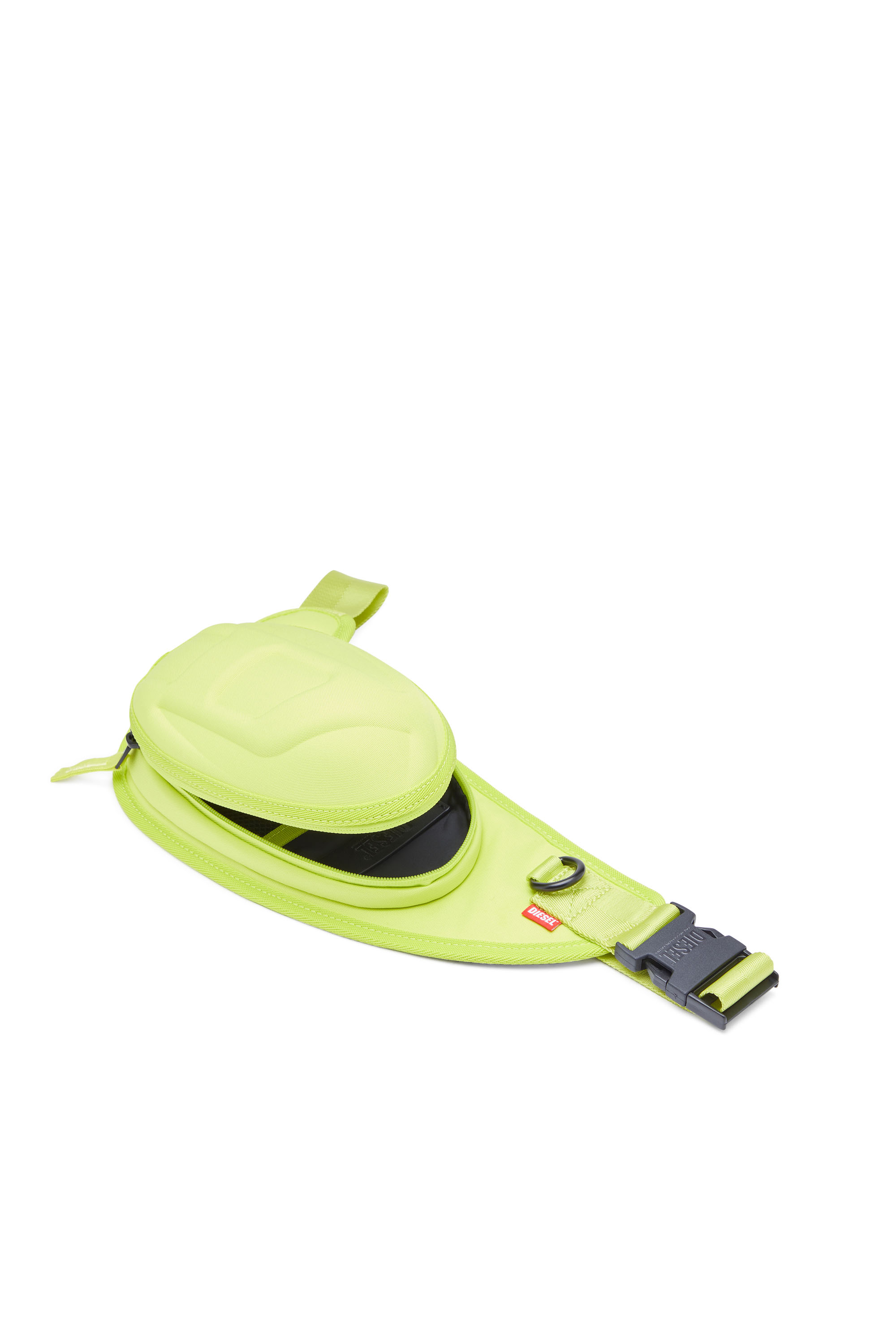Diesel - 1DR-POD CROSSBODY, Yellow Fluo - Image 4