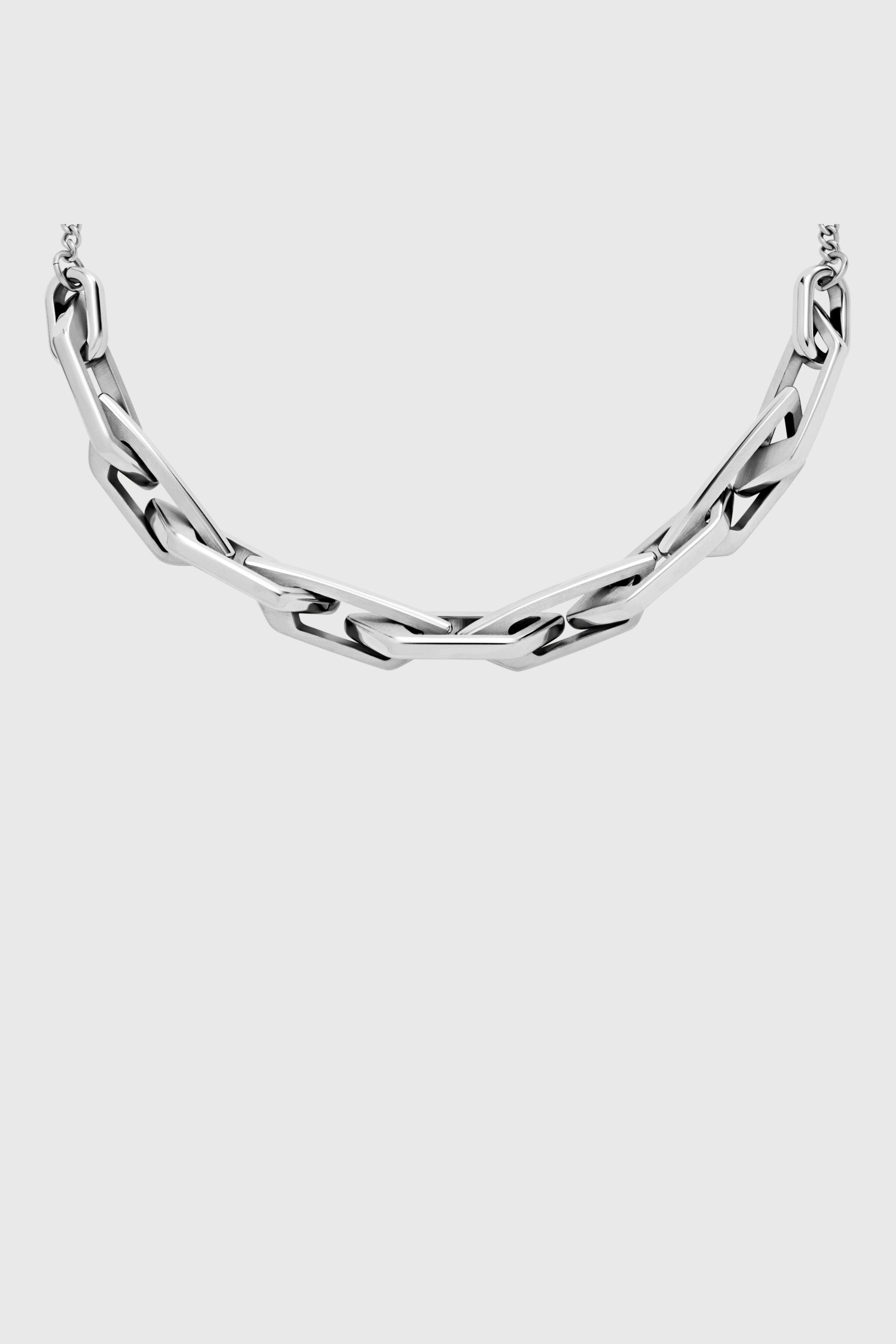 Diesel - DX1578040 JEWEL, Unisex's Stainless Steel Chain Necklace in Silver - 2