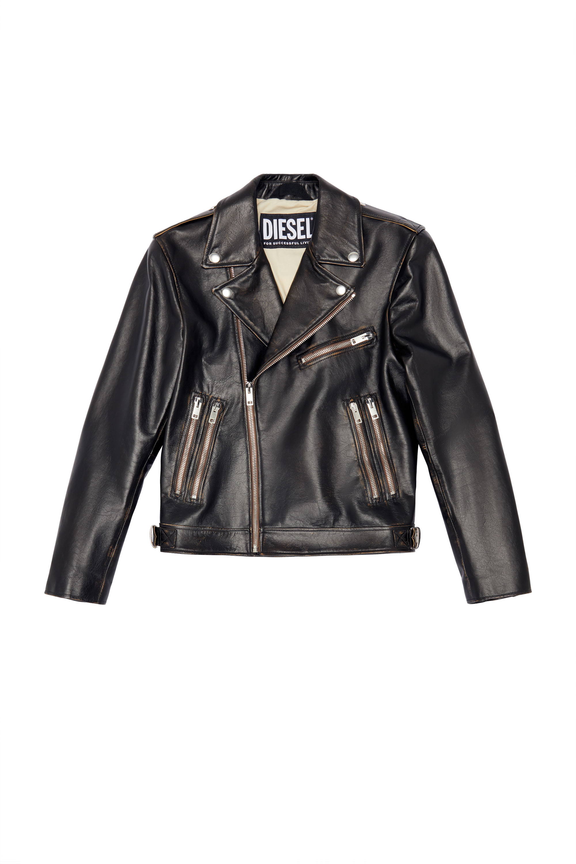 L-GARRETT-NEW-CL, Black - Leather jackets