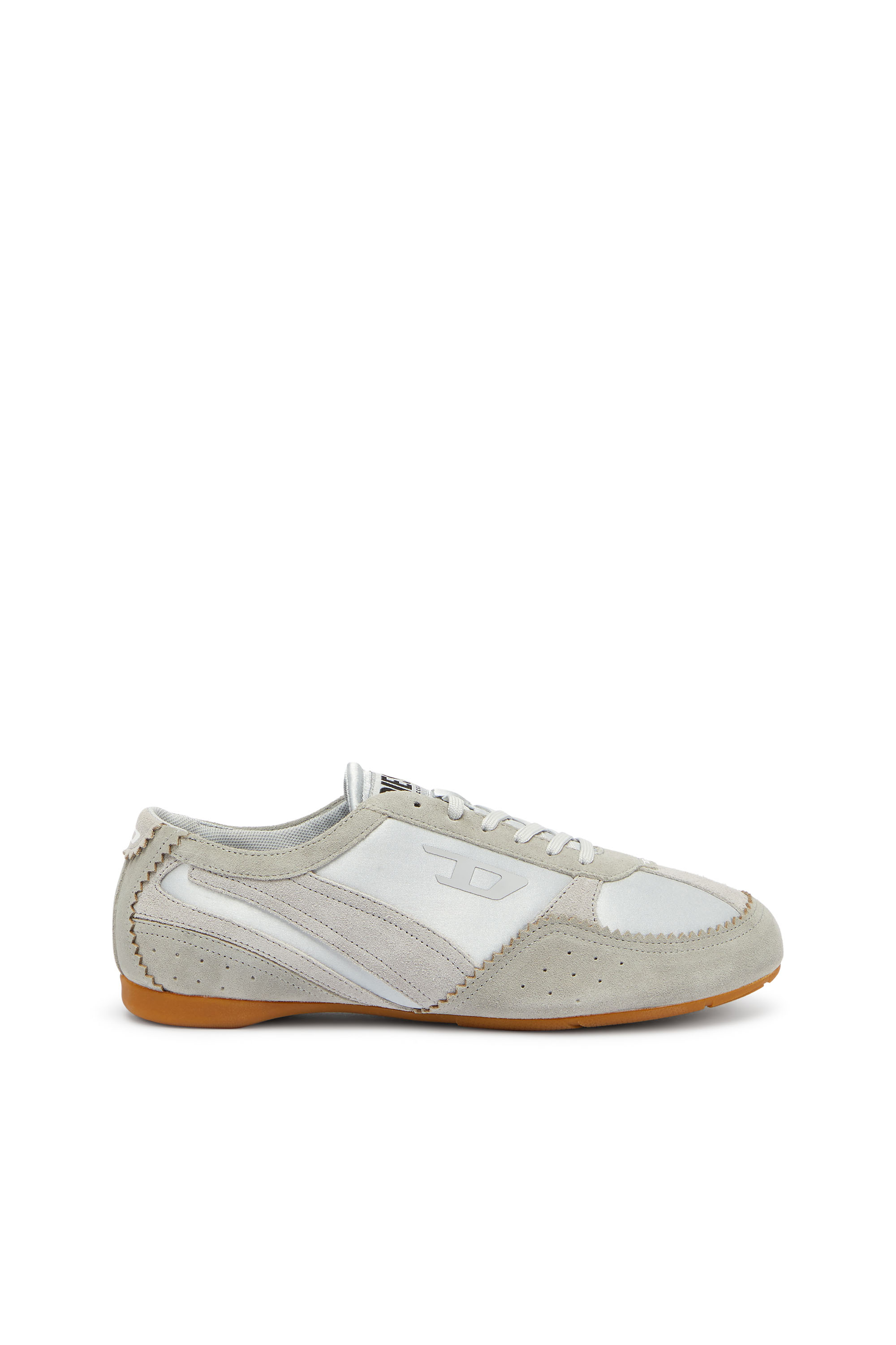 Diesel - D-MILE LOW II W, Woman's D-Mile- Sneakers with suede overlays in Light Blue - 1