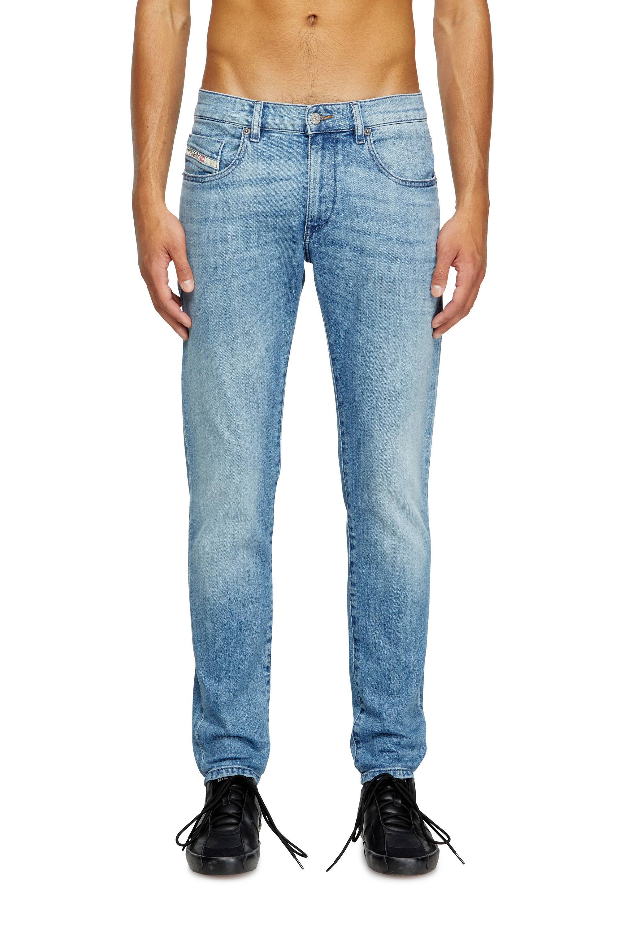 Diesel - Man's Slim Jeans 2019 D-Strukt 0GRDI, Light Blue - 1