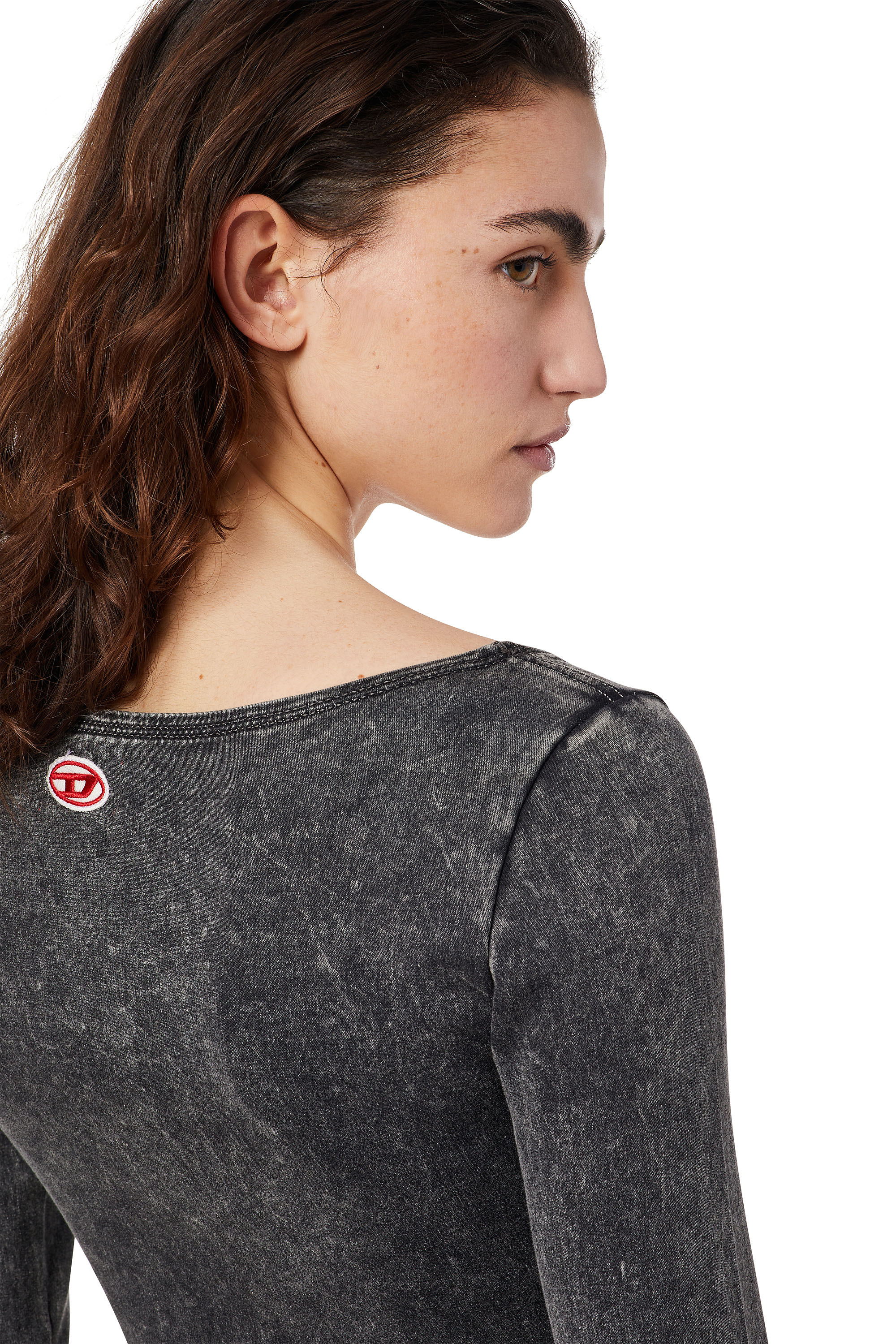 Diesel - D-CHO TRACK DENIM BODYSUIT, Dark Blue - Image 5