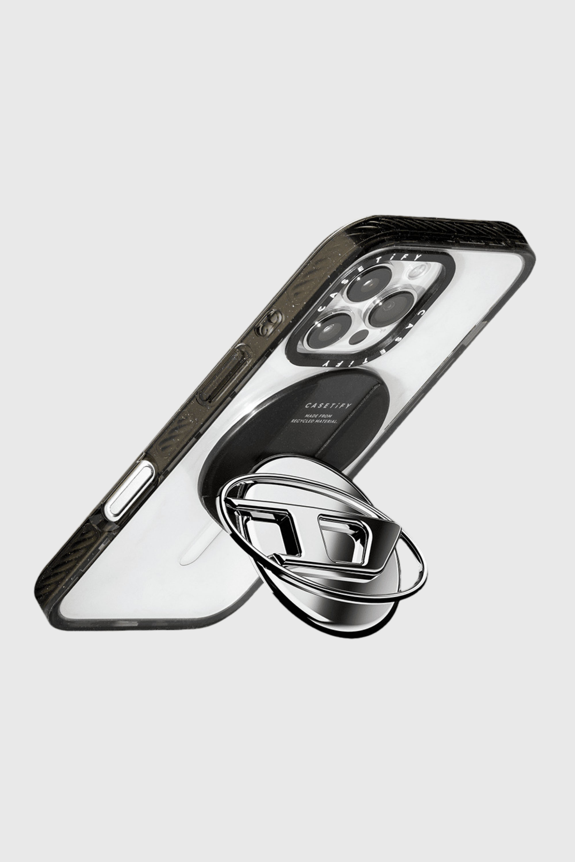 Diesel - 60372 CASETIFY  GRIP STAND, Unisex's Grip & Stand Silver in Silver - 3