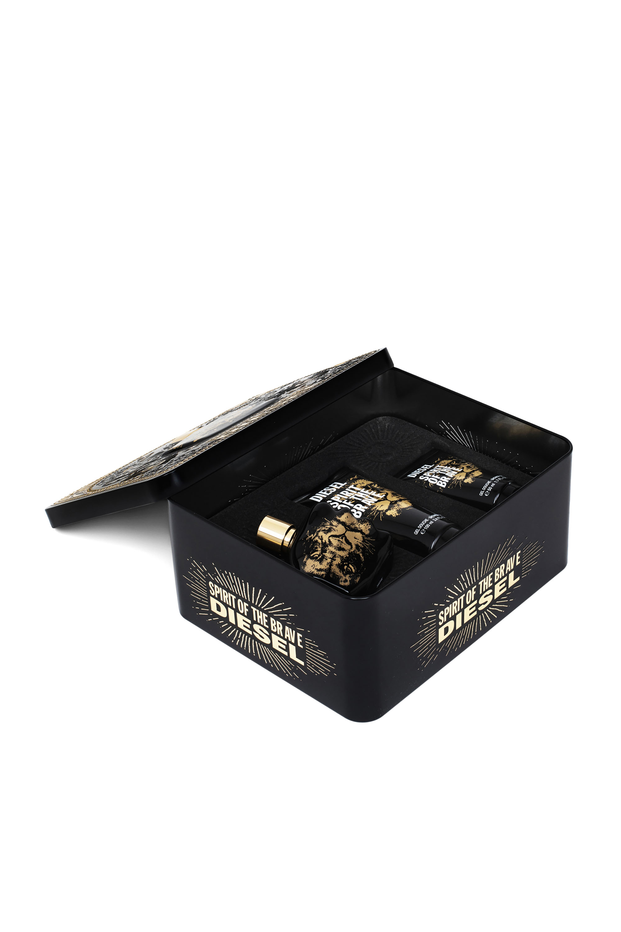 Diesel - SPIRIT OF THE BRAVE 75ML METAL GIFT SET, Man's SPIRIT OF THE BRAVE Gift set in Black - 2