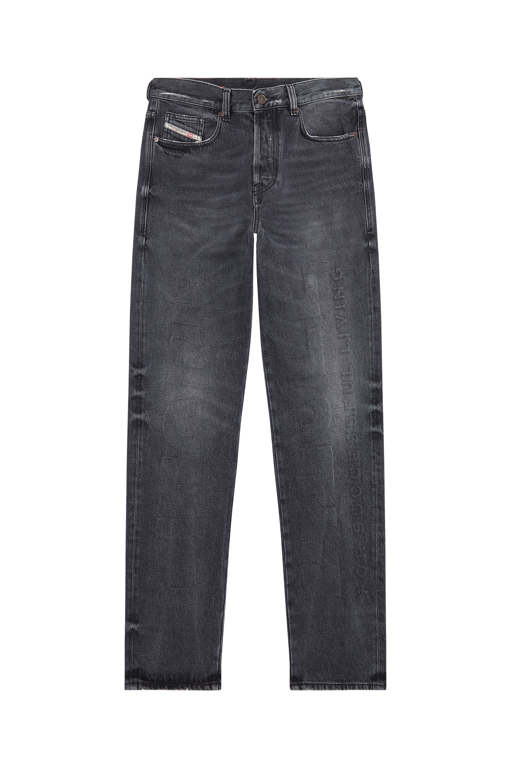 Diesel - 2010 D-Macs 007J5 Straight Jeans, Black/Dark grey - Image 6
