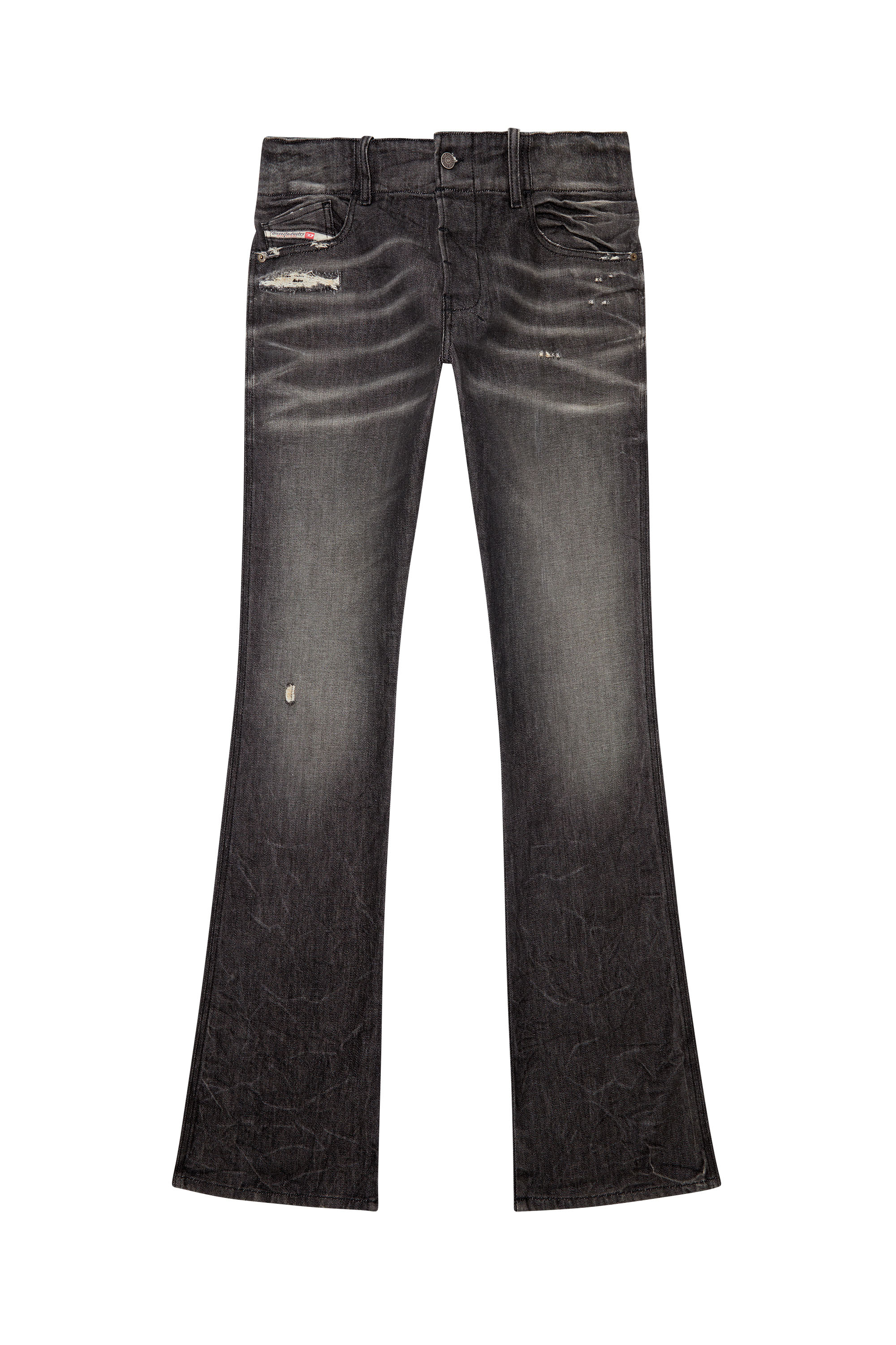 Diesel - Bootcut Jeans D-Backler 09H51, Black/Dark grey - Image 5