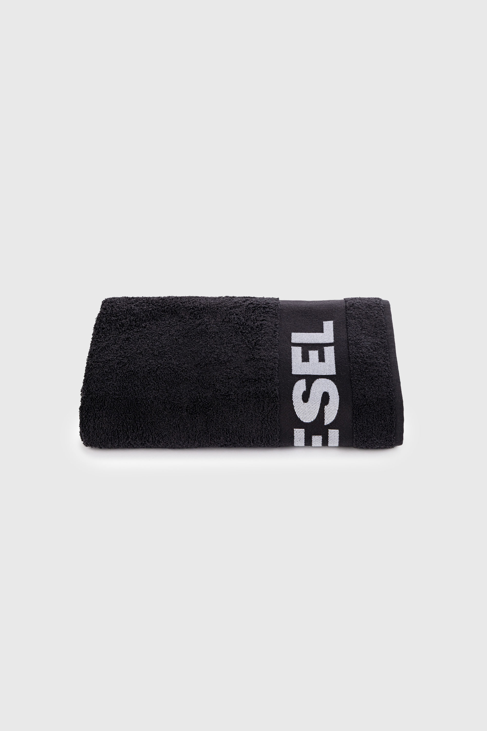1015215 LOGO-COTTON TOWEL 100X180 BLACK