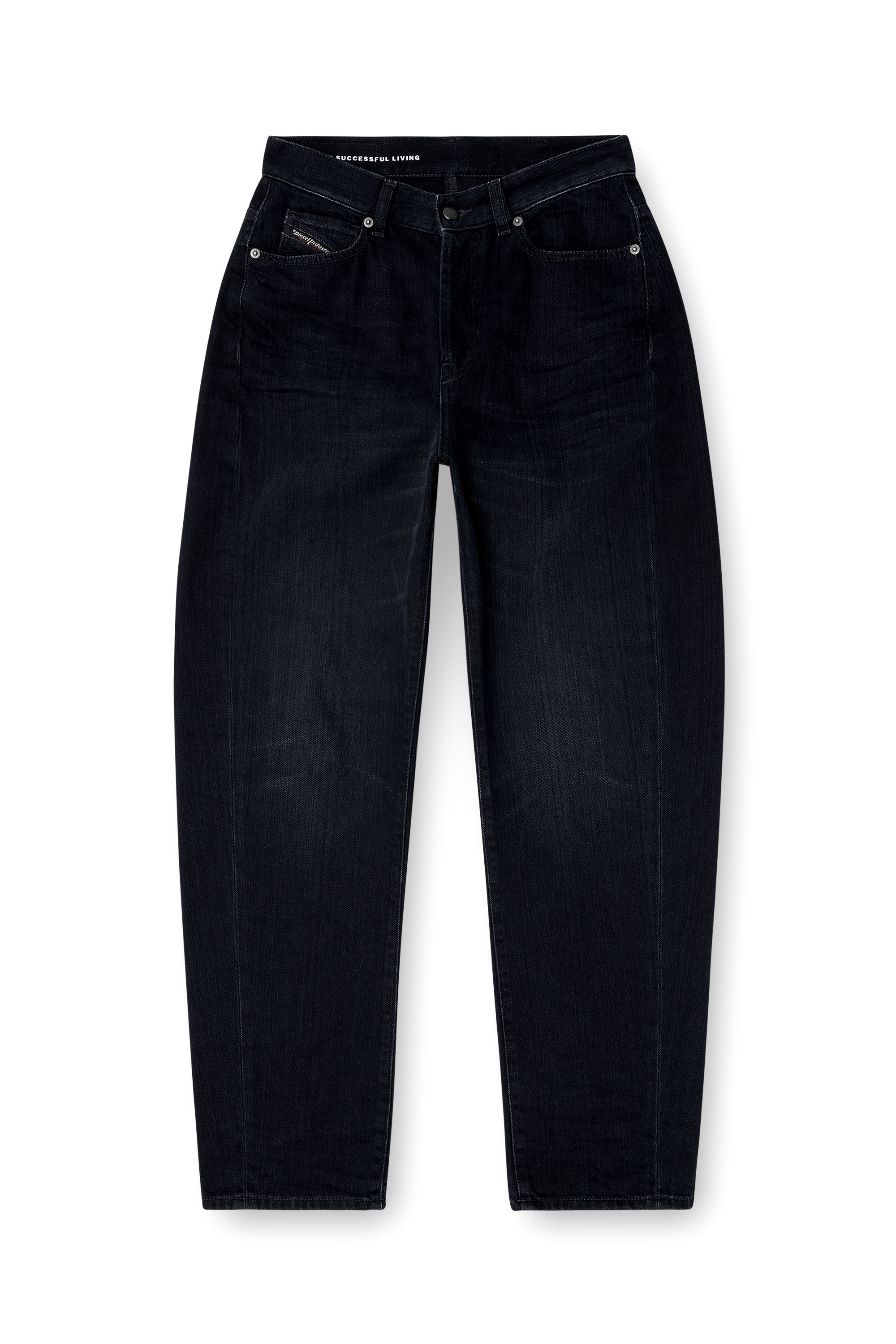 Diesel - Woman's Relaxed Jeans 1974 D-Ellz 09L54, Dark Blue - 3